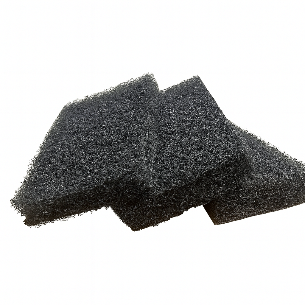 Tampon à récurer en nylon robuste, 9" x 6", paquet de 6