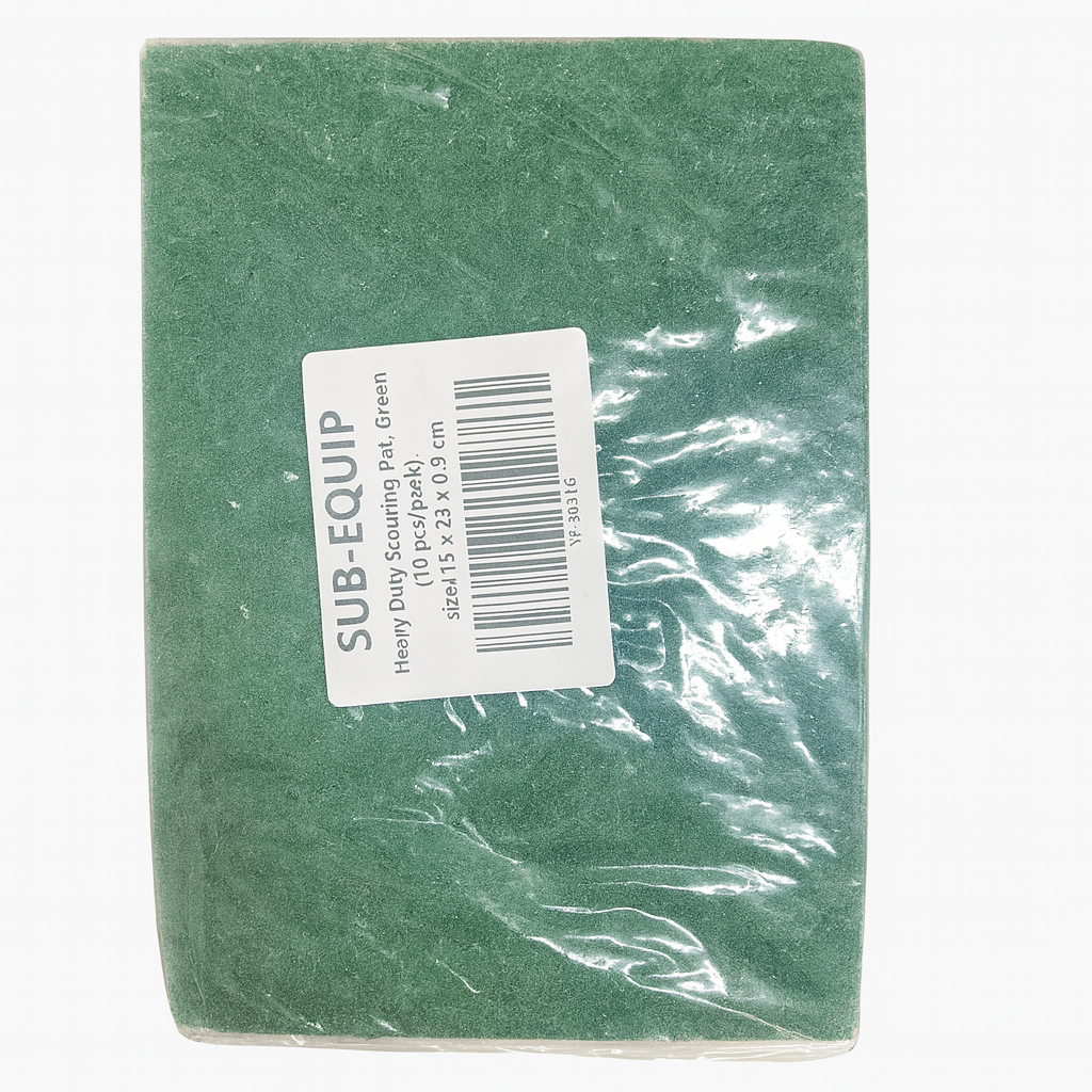 Tampon à récurer en nylon robuste, 9" x 6", paquet de 6