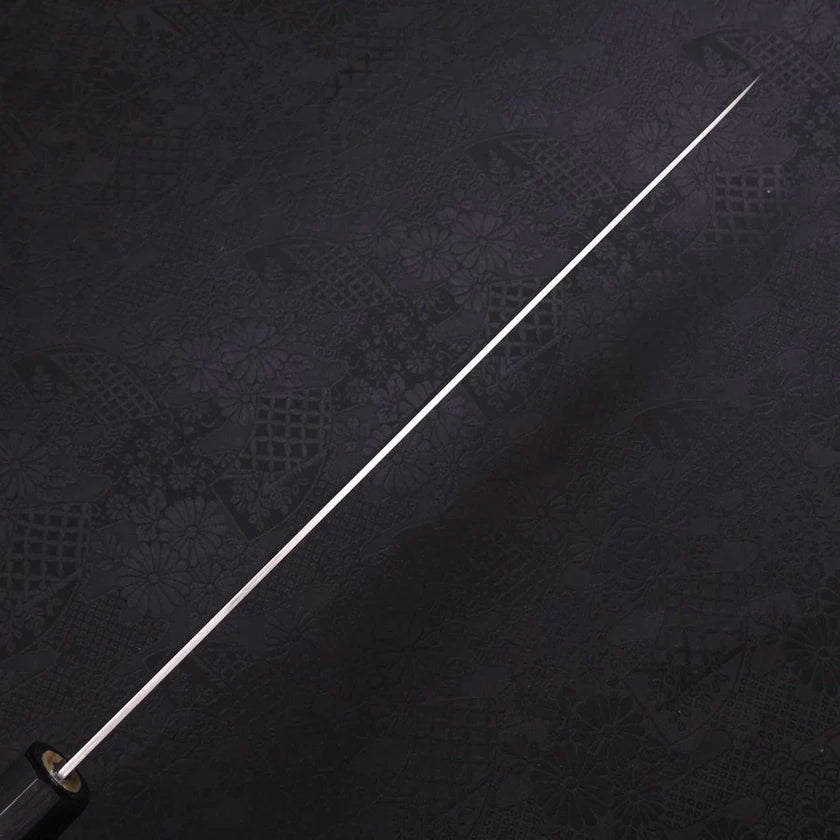 MUSASHI Sujihiki Silver Steel #3 Polished Buffalo Magnolia Handle Handle 270mm (0982-270) - Chefcoca