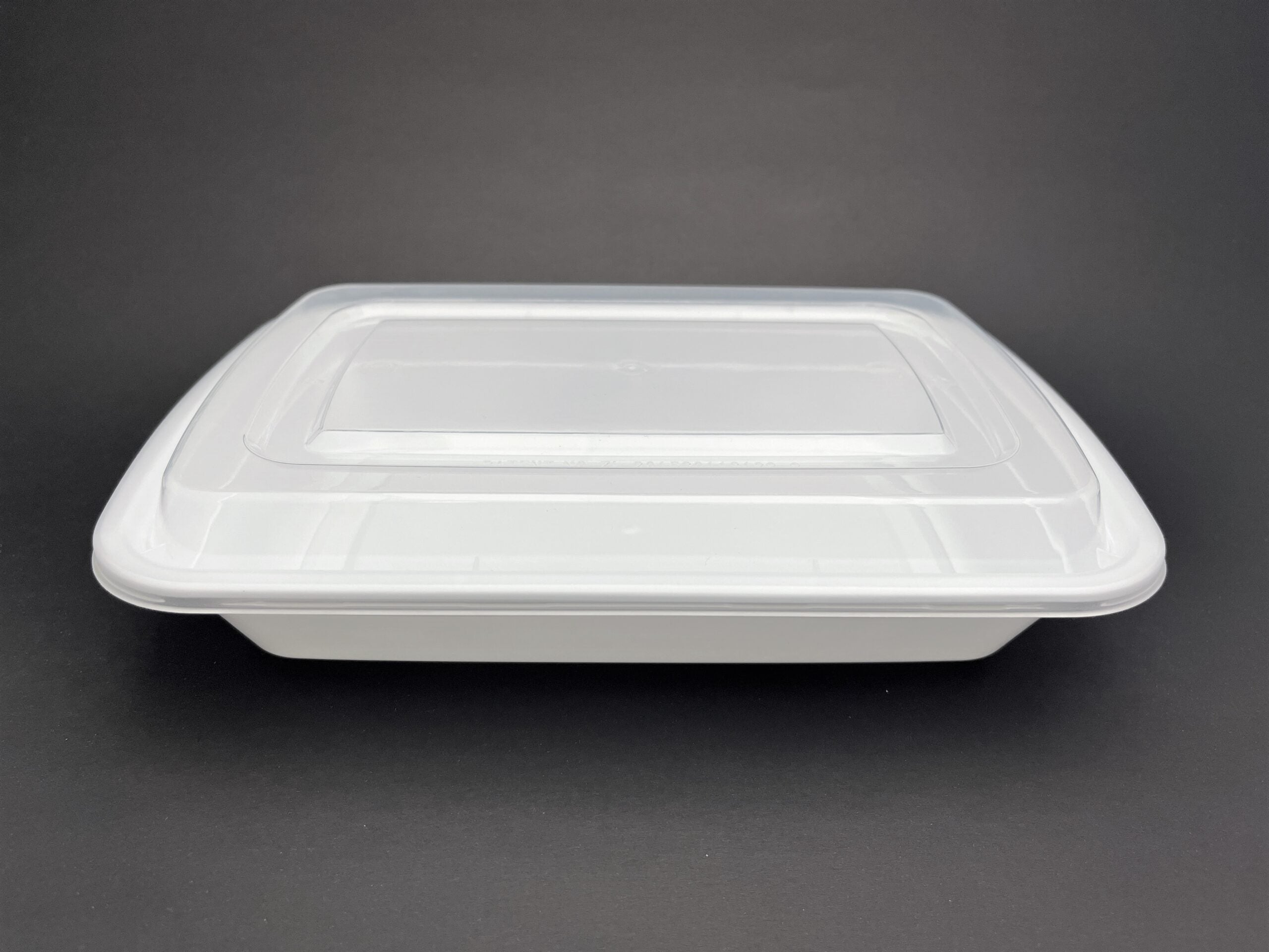 150 Sets, Rectangular Microwaveable Container, 28 oz (T-28)
