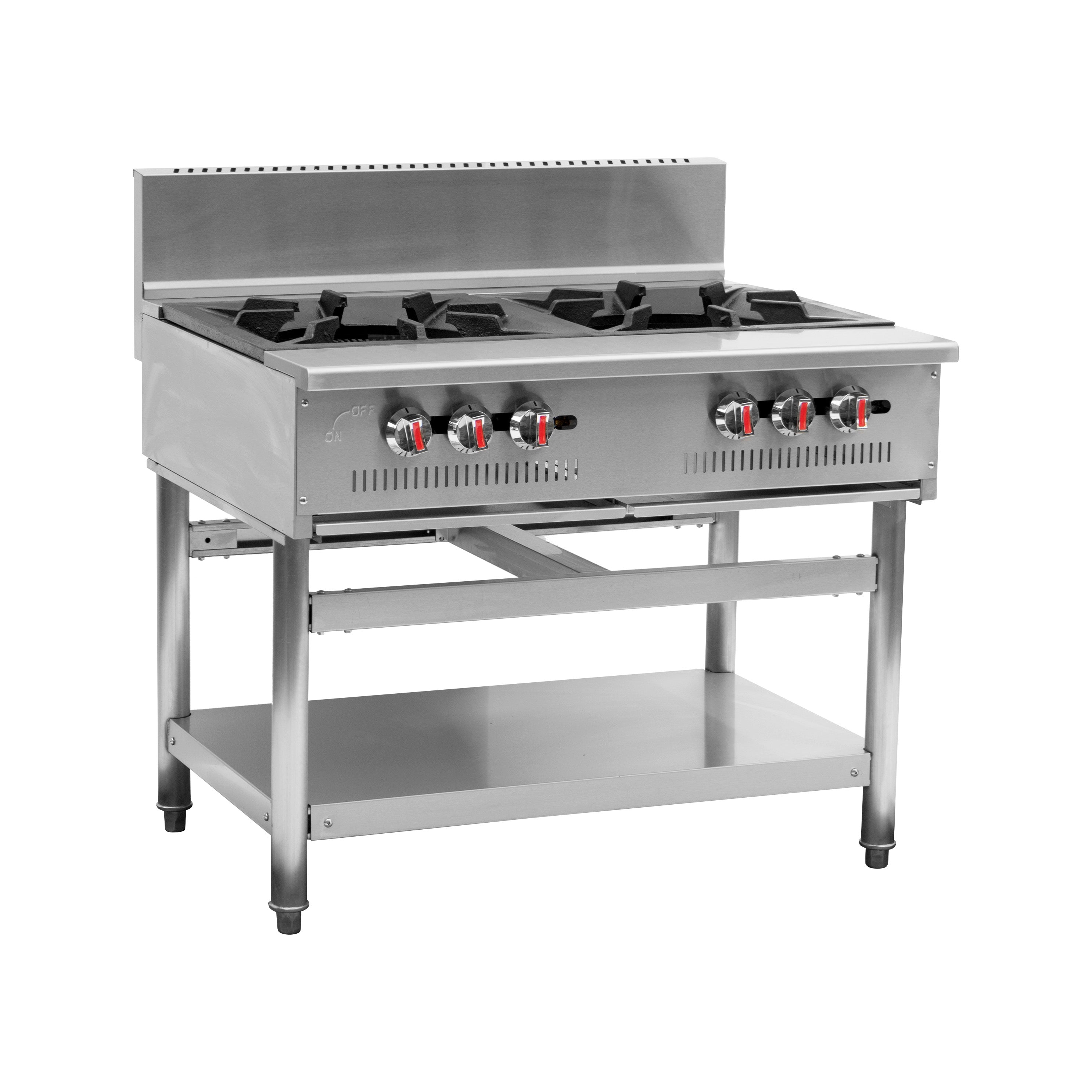 Turbo Range TR-40SP-3340,40" Heavy-Duty  Double Grate Burner Gas Stock Pot Range