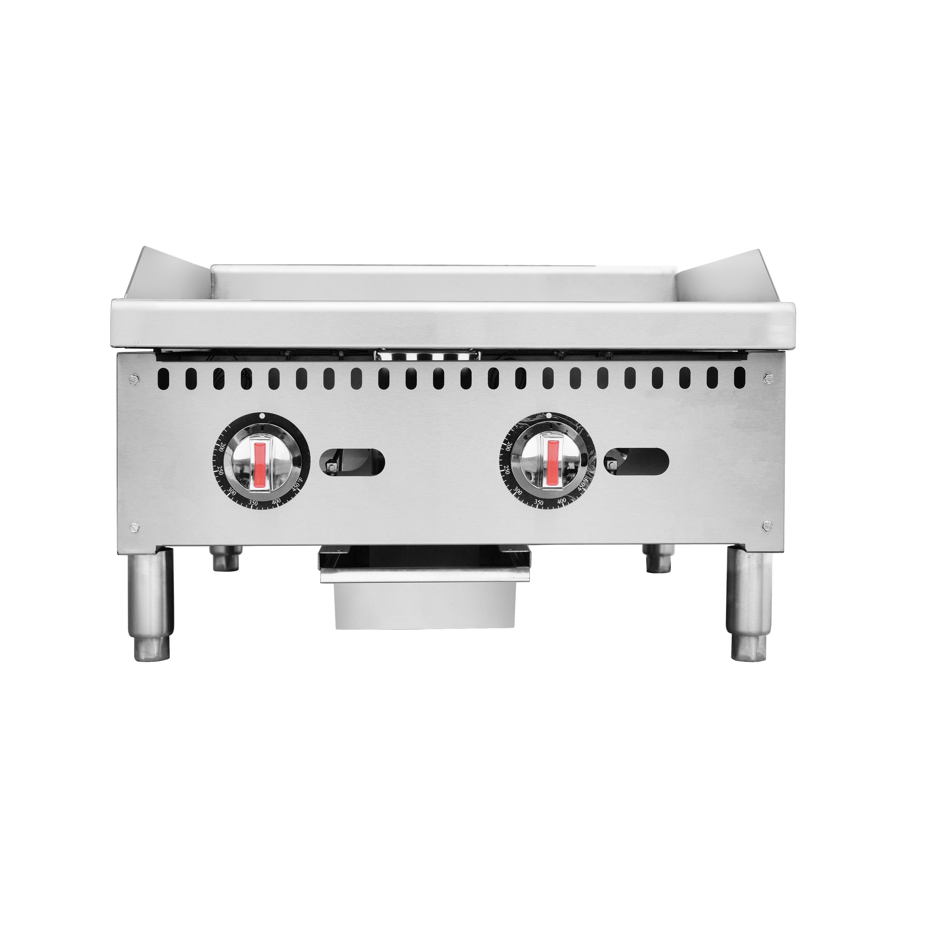 Turbo Range TR-G24MD-T , 24" Gas Countertop Griddle with thermostatic Controls-60,000BTU
