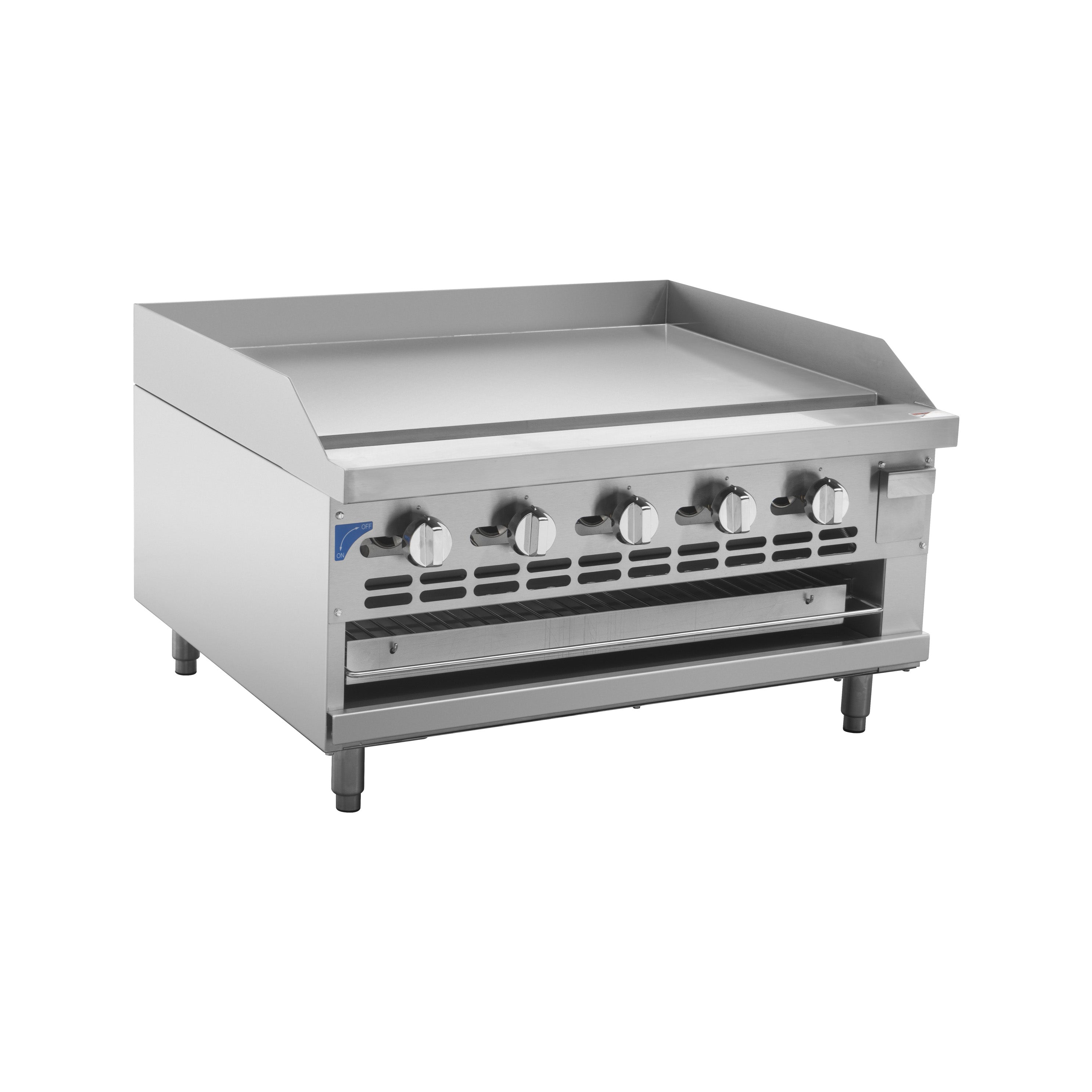 Turbo Range TR-GB36R-3322, 36"Gas Countertop Raised Griddle Broiler