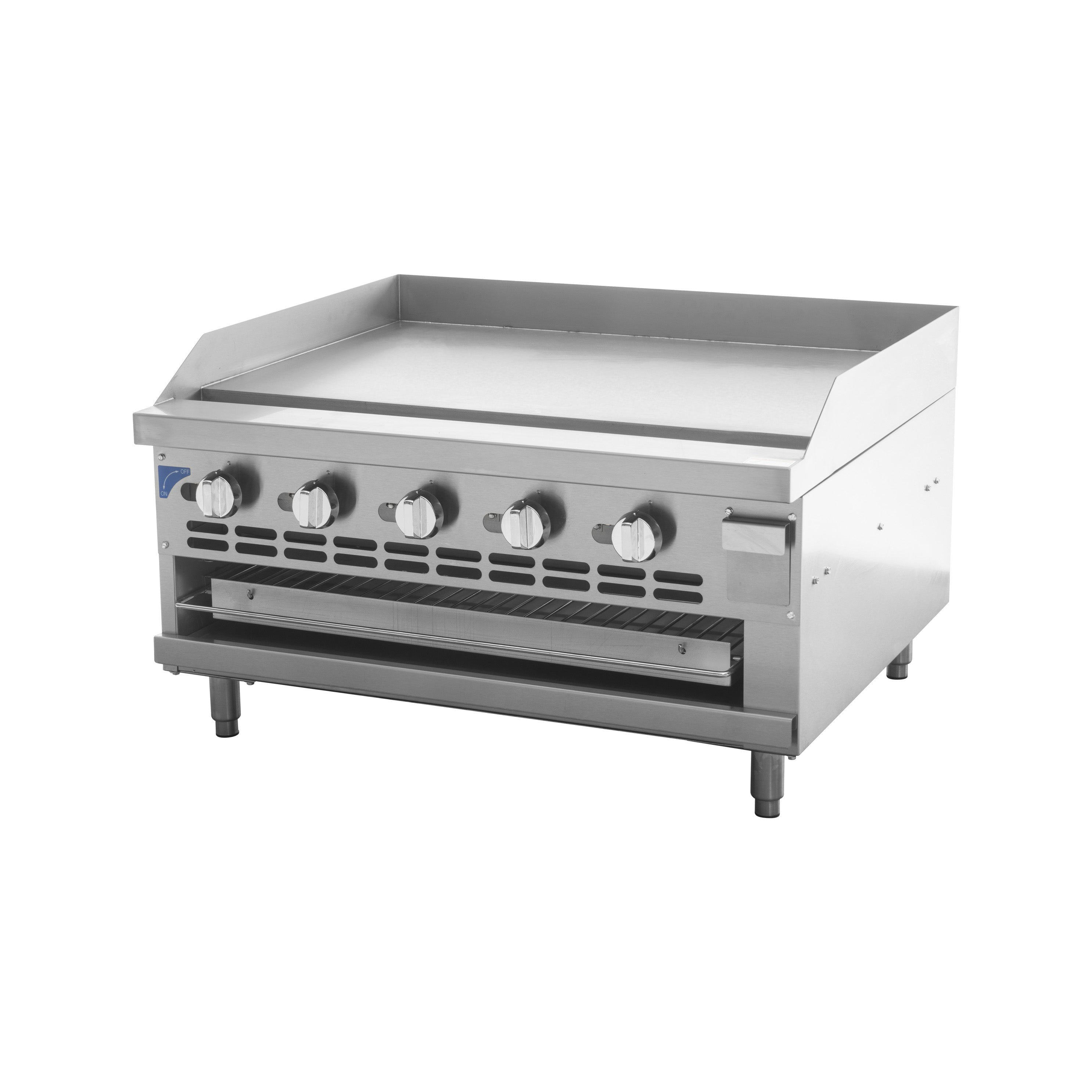 Turbo Range TR-GB36R-3322, 36"Gas Countertop Raised Griddle Broiler