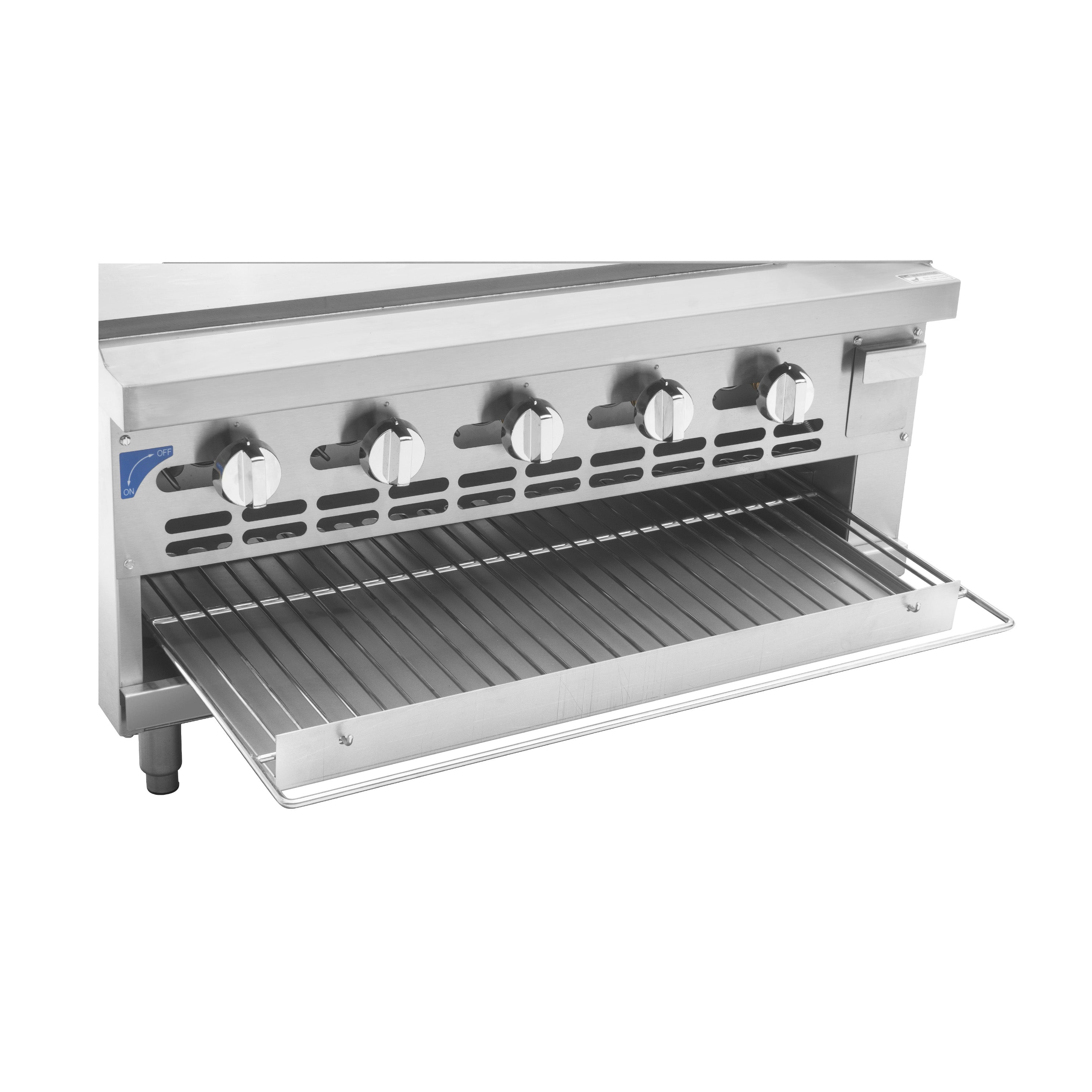 Turbo Range TR-GB36R-3322, 36"Gas Countertop Raised Griddle Broiler