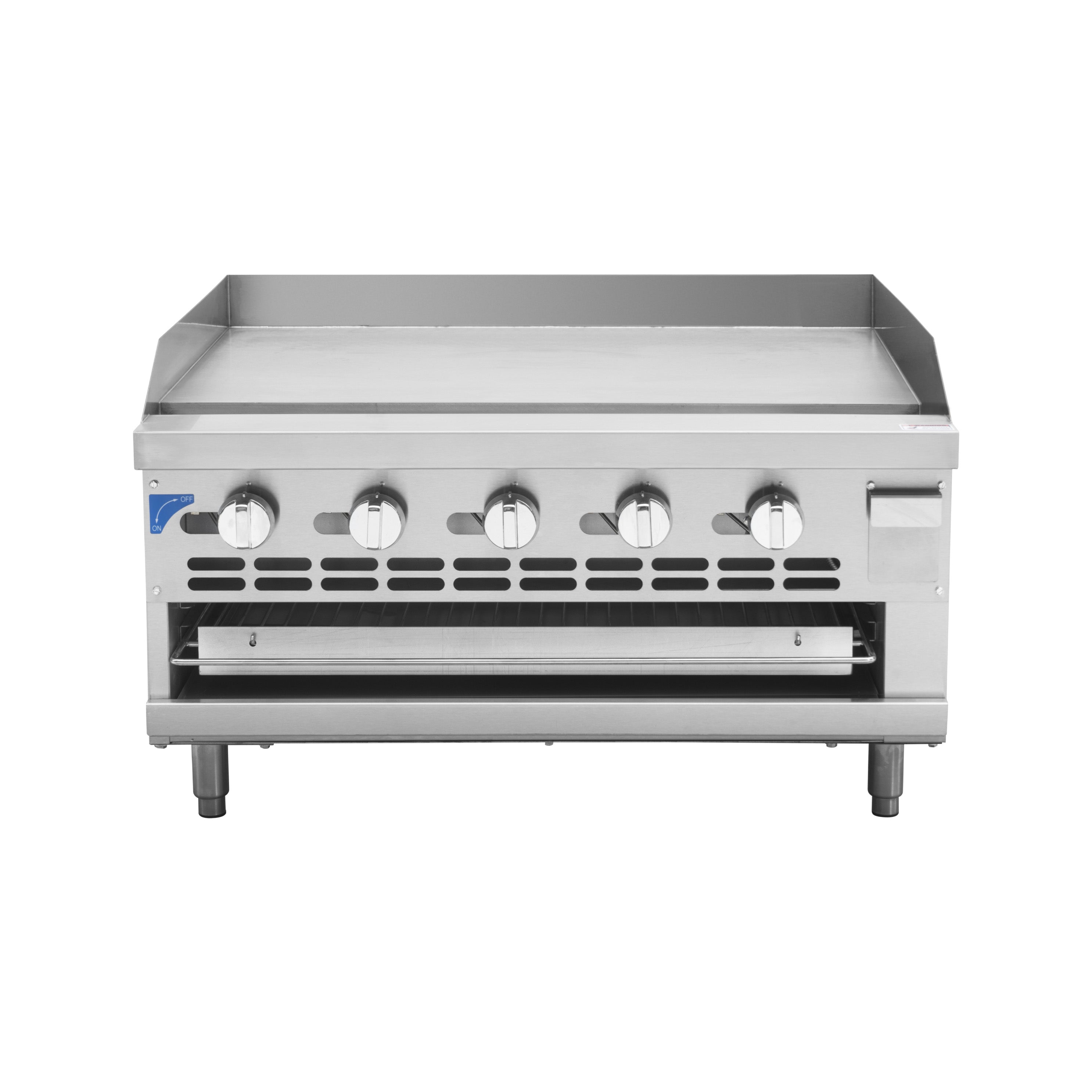 Turbo Range TR-GB36R-3322, 36"Gas Countertop Raised Griddle Broiler