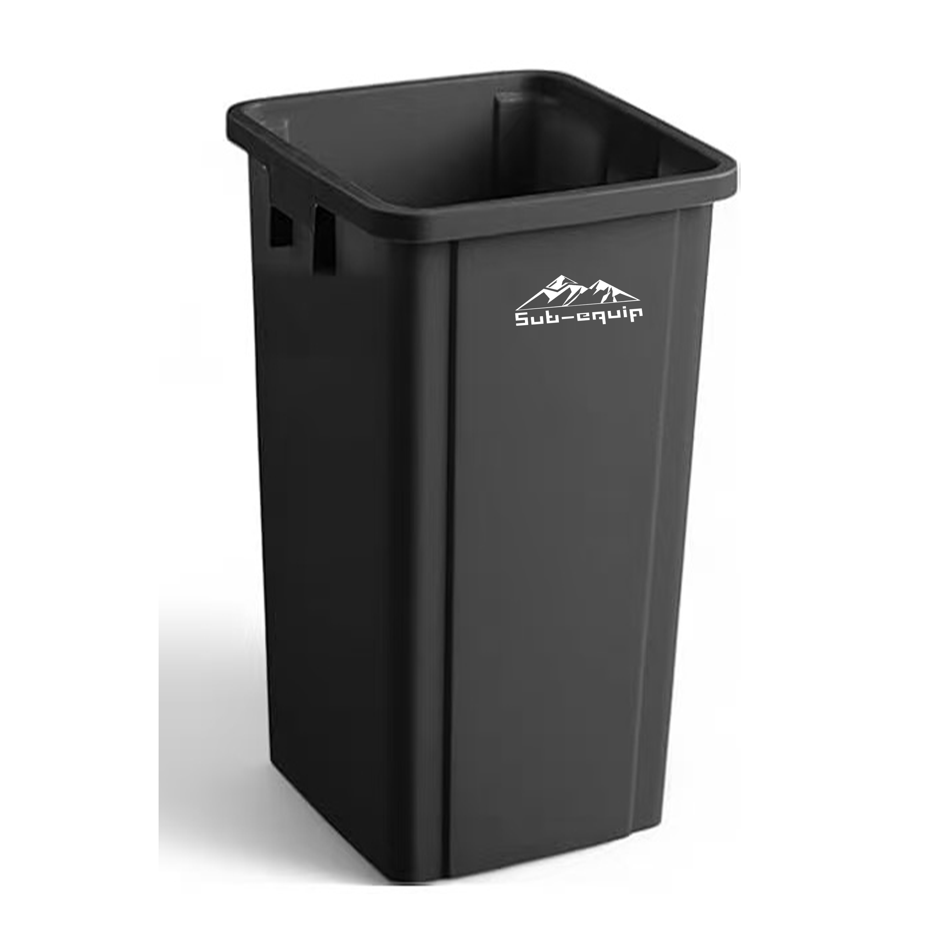 Tall Square Trash Can, Black 90L(STC-90K) - Chefcoca