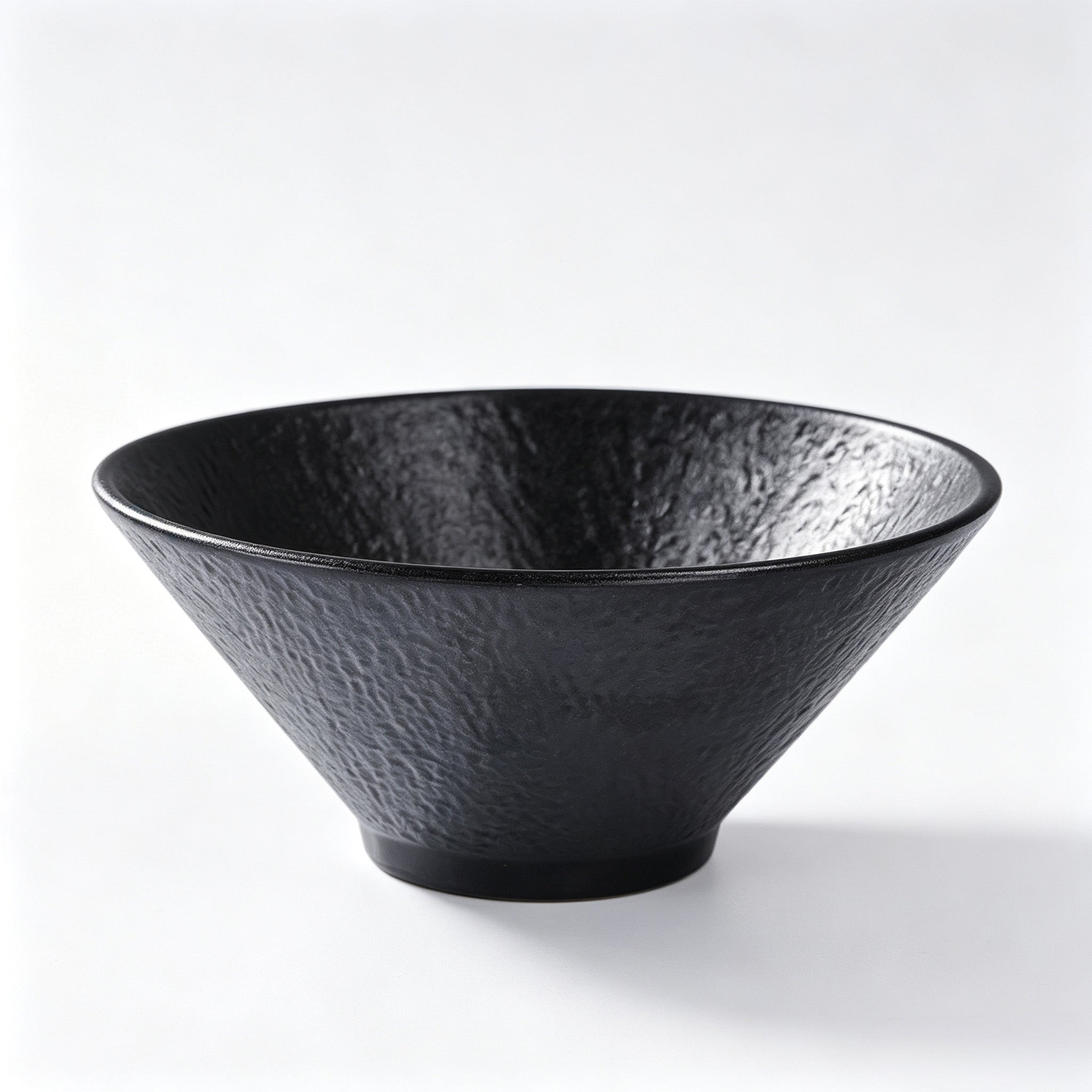 CHEFCO, W222-7.5BL, 7.5" Melamine Bowl – Black Marble Finish, 7.48"Dia x 3.35"H