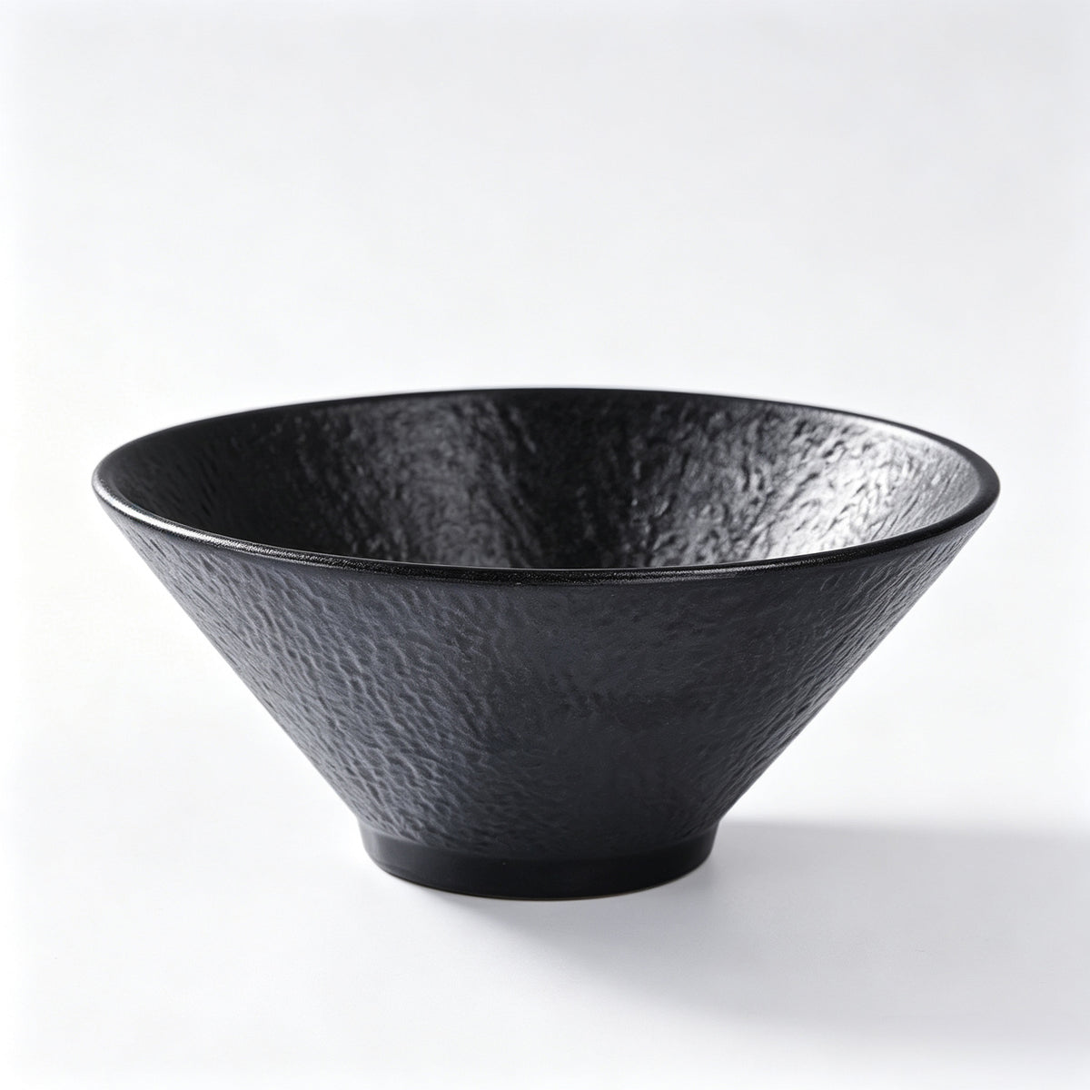 CHEFCO, W222-8.5BL, 8.5" Melamine Bowl – Black Marble Finish,8.46"Dia x 3.82"H
