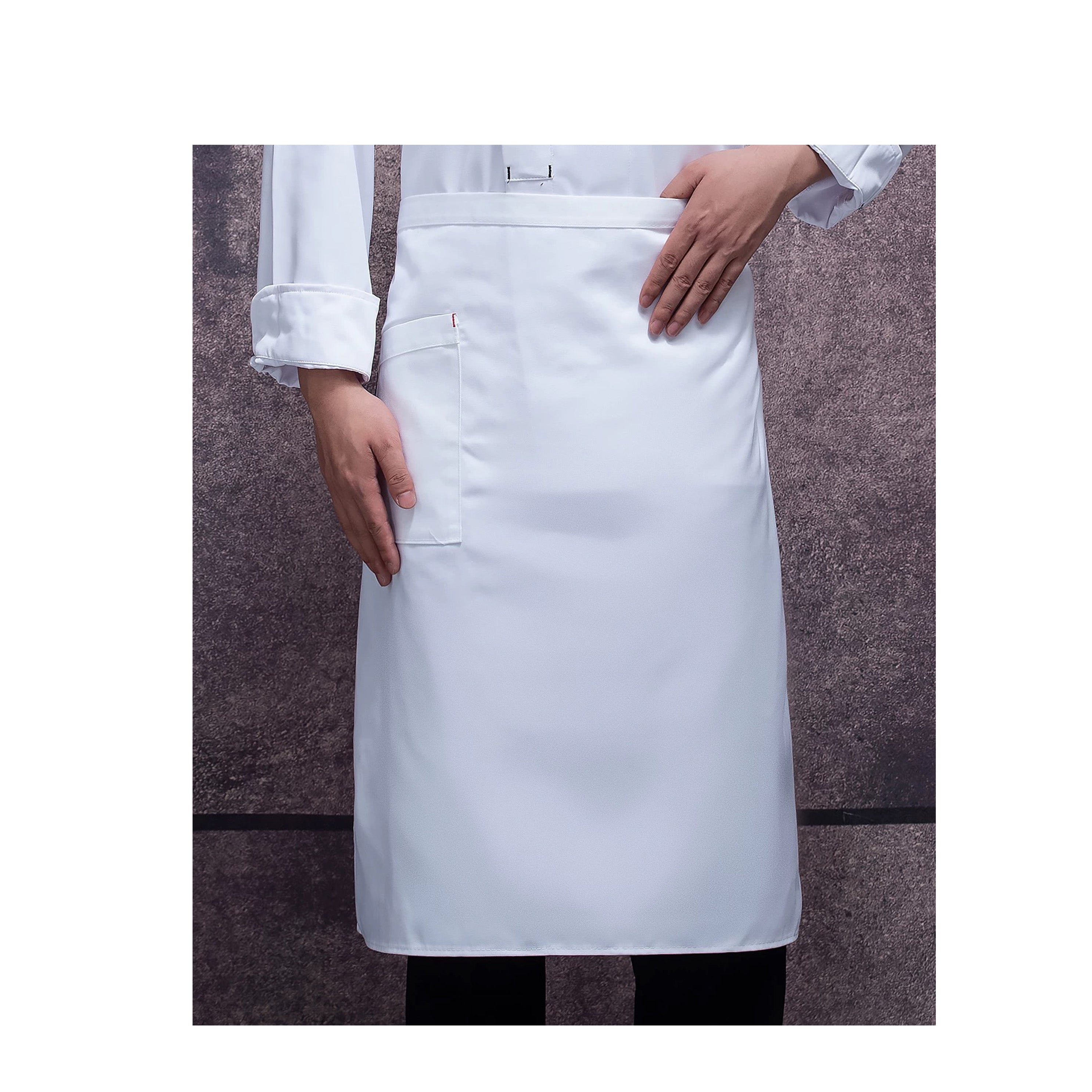 Convenience Comfortable Aprons Fashion Waist Apron \Half Aprons with Pocket for Cooking Baking Gardening Painting (WA3228W)