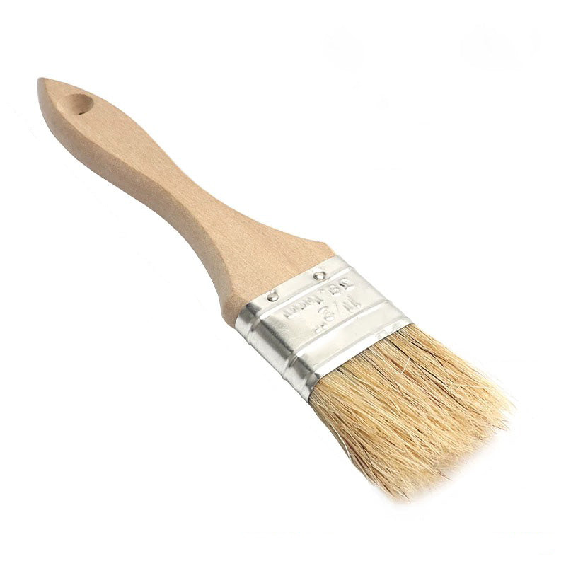 1.5" Wide Pastry/Basting Brush with Boar Bristles