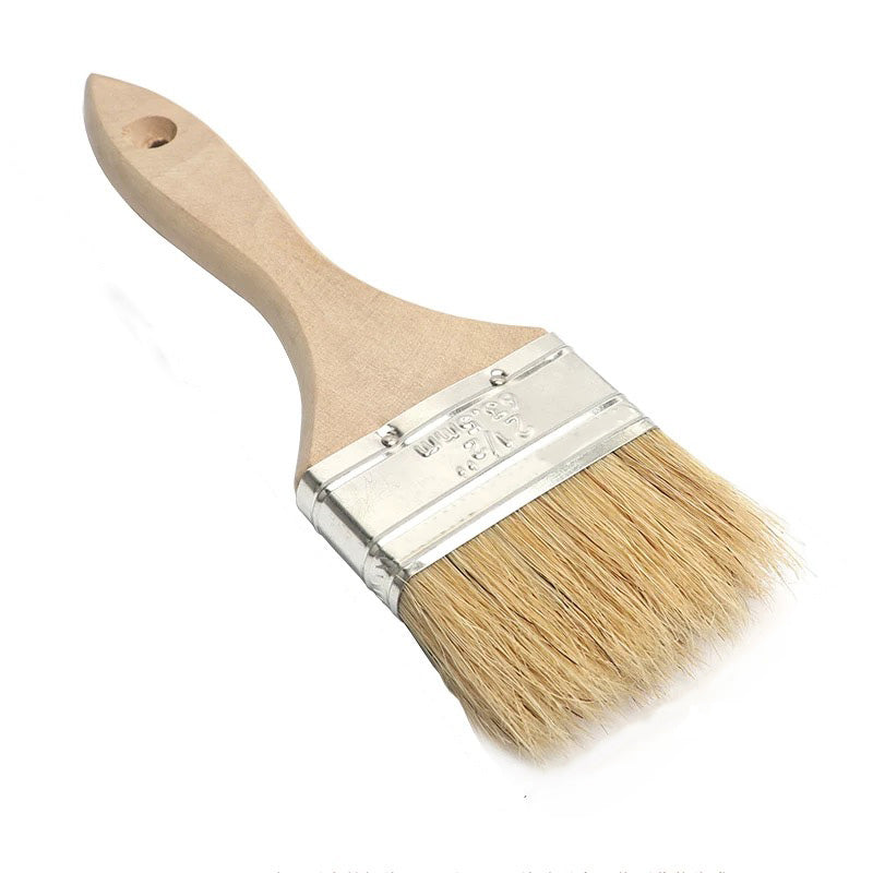 2.5" Wide Pastry/Basting Brush with Boar Bristles - Chefcoca