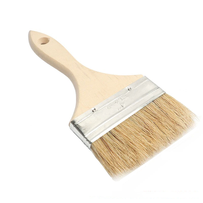 4" Wide Pastry/Basting Brush with Boar Bristles - Chefcoca