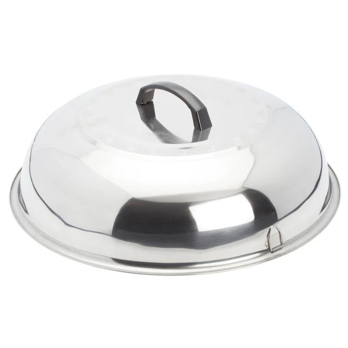WKCS-15 - Stainless Steel Wok Cover - 15-3/8"- Chefcoca