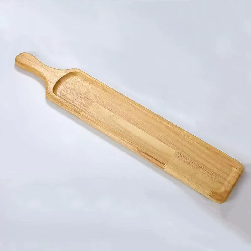 Chefco, Solid Wood Rectangular Plate with Handle for Fruits,Vegetables or Meats (WSB-10015) - Chefcoca