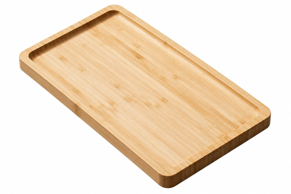 CHEFCO,WT-2213R, Rectangular Wooden tray, 22cmx13cm - Chefcoca