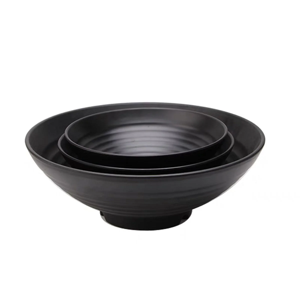 CHEFCO, WT5092,Linear Pattern Non-slip Melamine Bowl(Dia 26cm/10.2" x H 9.3cm/3.7") - Chefcoca