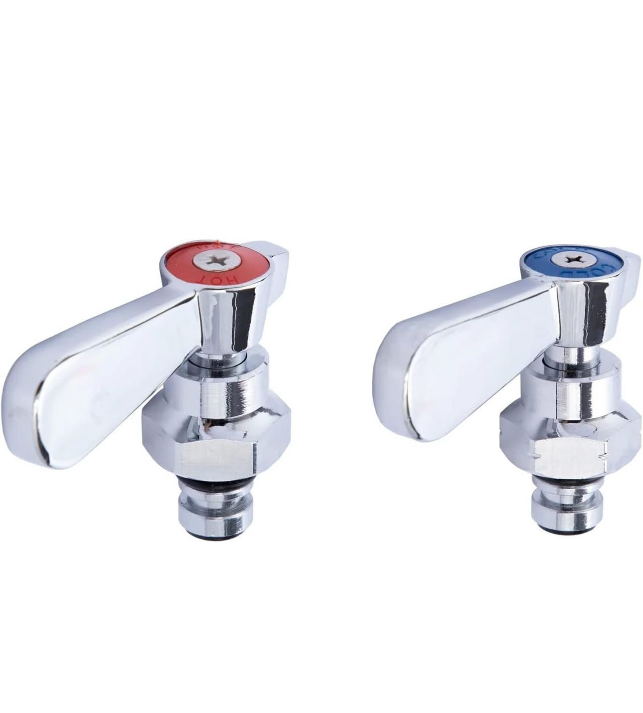 Hot Faucet Body / Add-On Cartridge with Handle for Metal 304, Replacement for WF-3G - Chefcoca