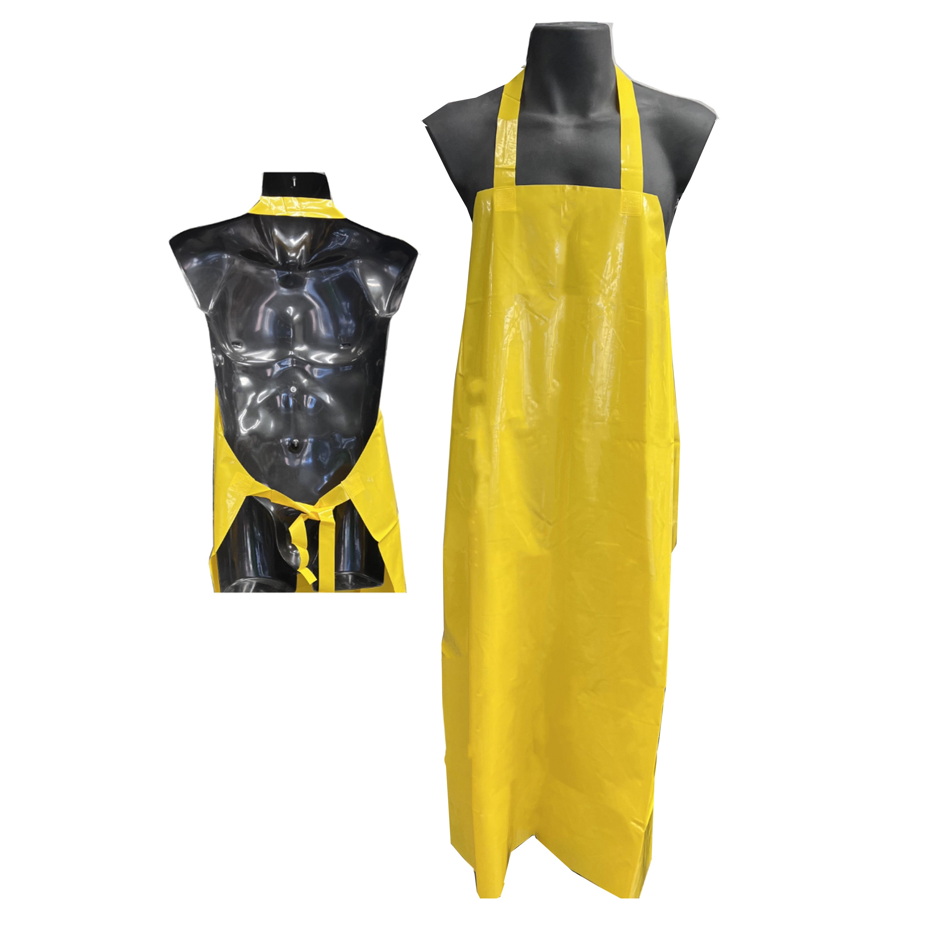 Waterproof Lightweight Apron  for Dishwashing Cleaning-Yellow
