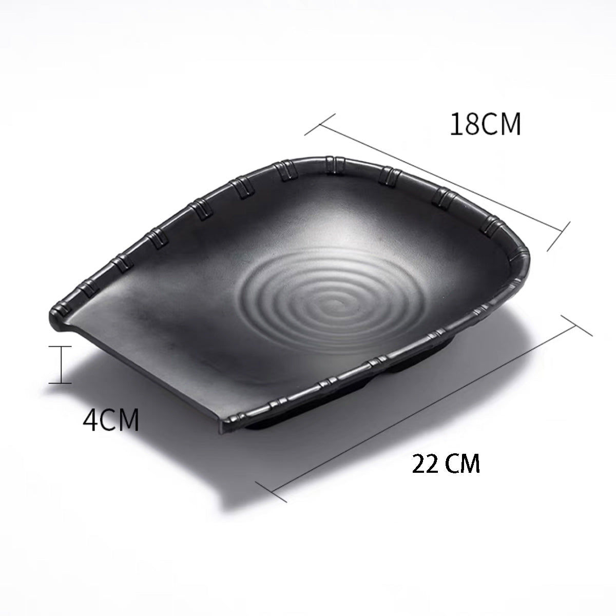 Melamine Spiral Pattern Half Plate (YG140081) - Chefcoca