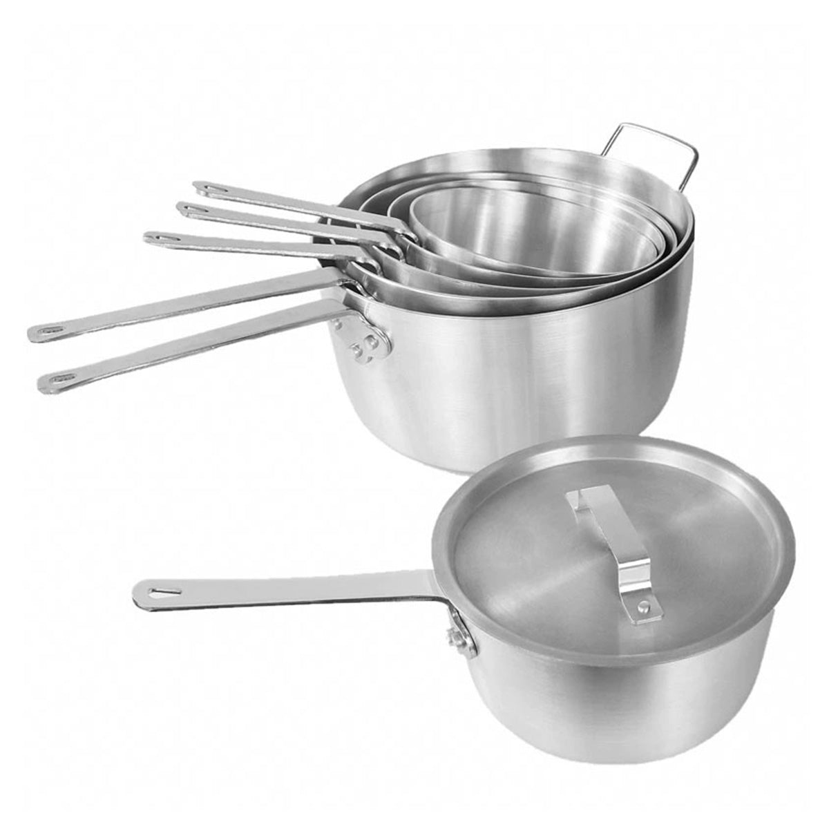 Heavy-Weight Tapered Aluminium Cover for Sauce Pan