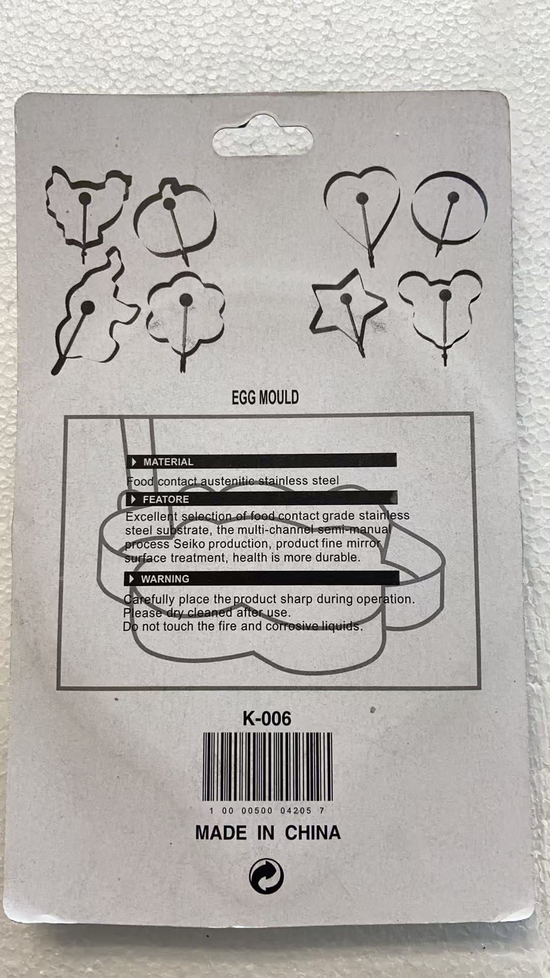 CHEFCO,K-006,Egg Mold - Chefcoca