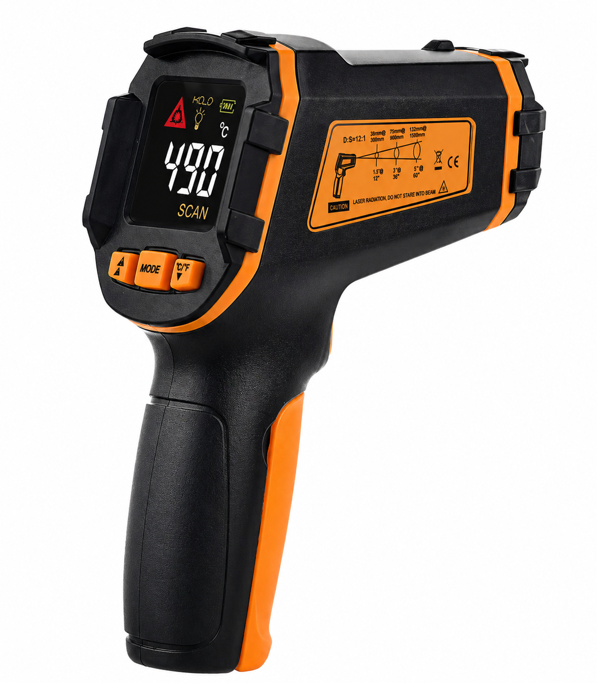 Sub-equip,TRF-IF2, Infrared Thermometer, -58~914F, -50~490C - Chefcoca