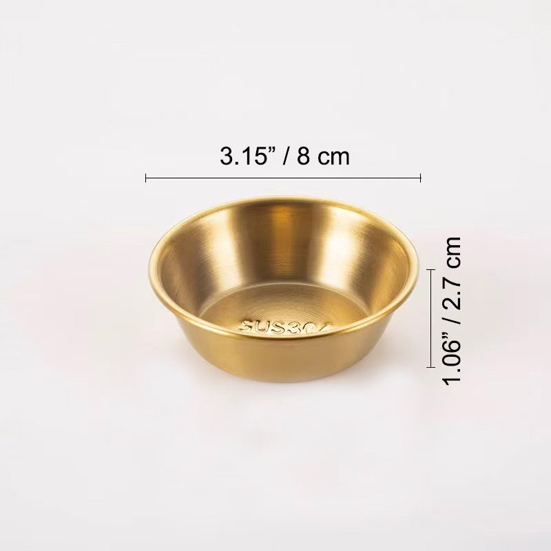 Chefco, KSC-8G, 304 Stainless Steel Sauce Cup, Gold