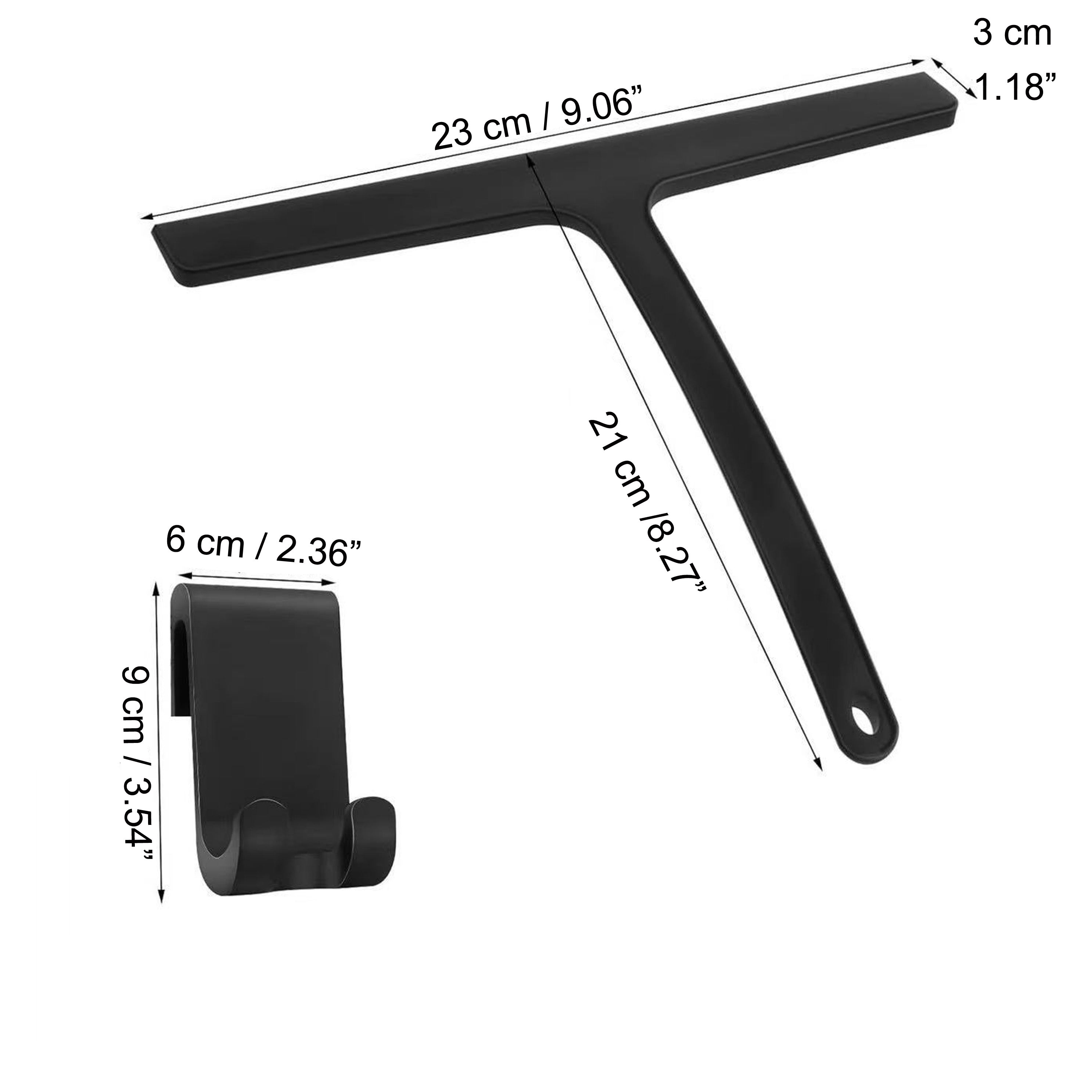 Chefco, SJ-975, All Purpose water Squeegee Shower Silicone for Shower, Bathroom, Mirror, Glass, Tile Cleaning