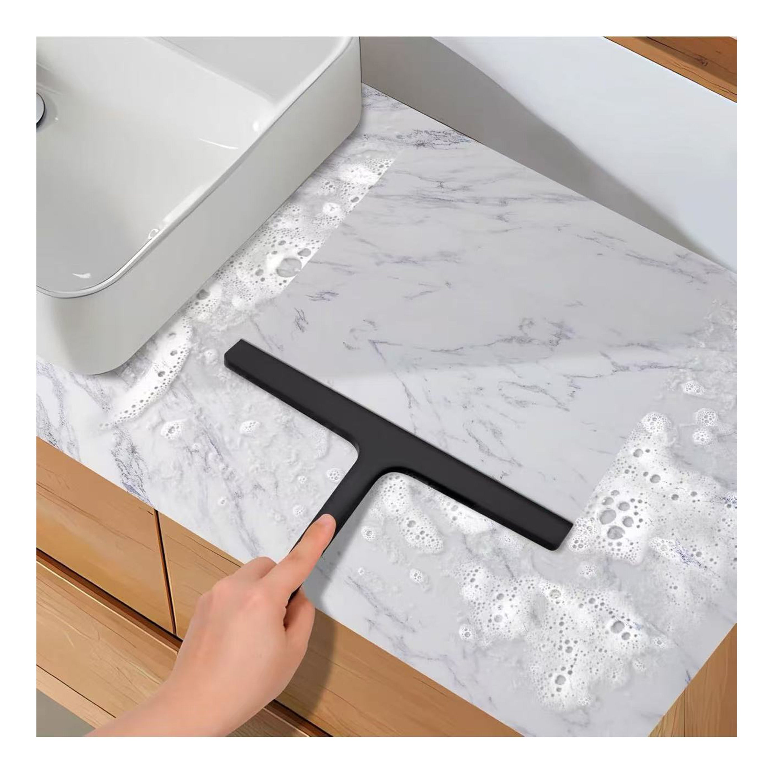 Chefco, SJ-975, All Purpose water Squeegee Shower Silicone for Shower, Bathroom, Mirror, Glass, Tile Cleaning