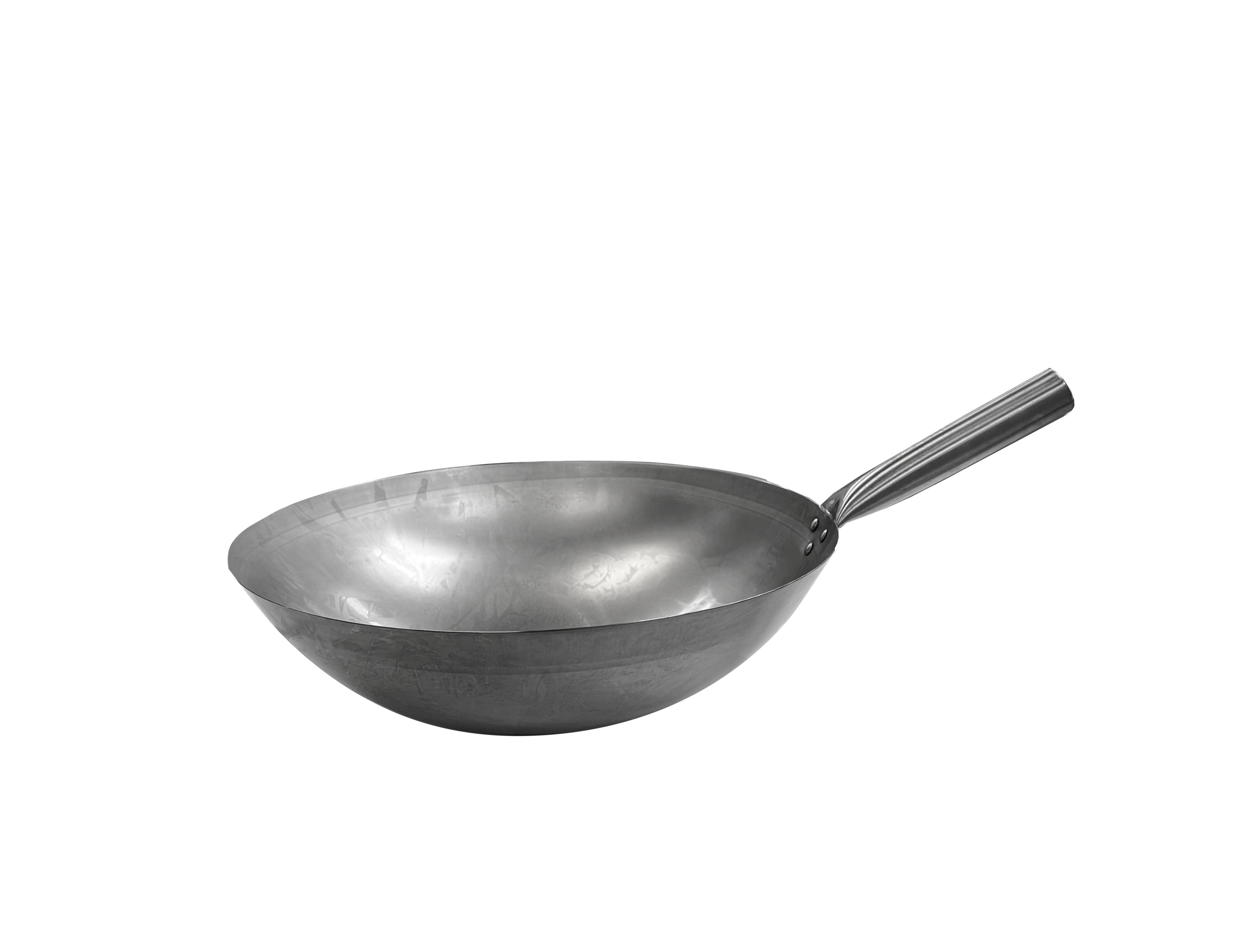 1 Piece Steel Mandarin Wok (14"-17" Dia.)