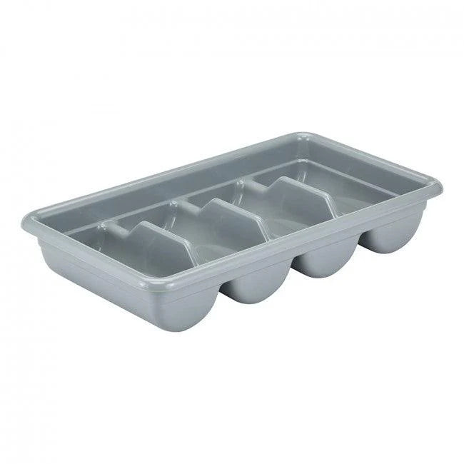 Jiwins 4-Compartment Cutlery Bin-Gray