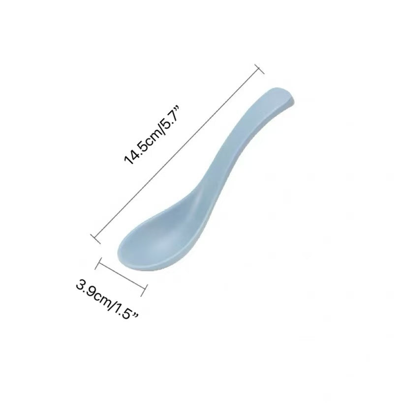 CHEFCO, WTS09BL,Melamine Brown thick Spoon with golden Sparkal - Chefcoca