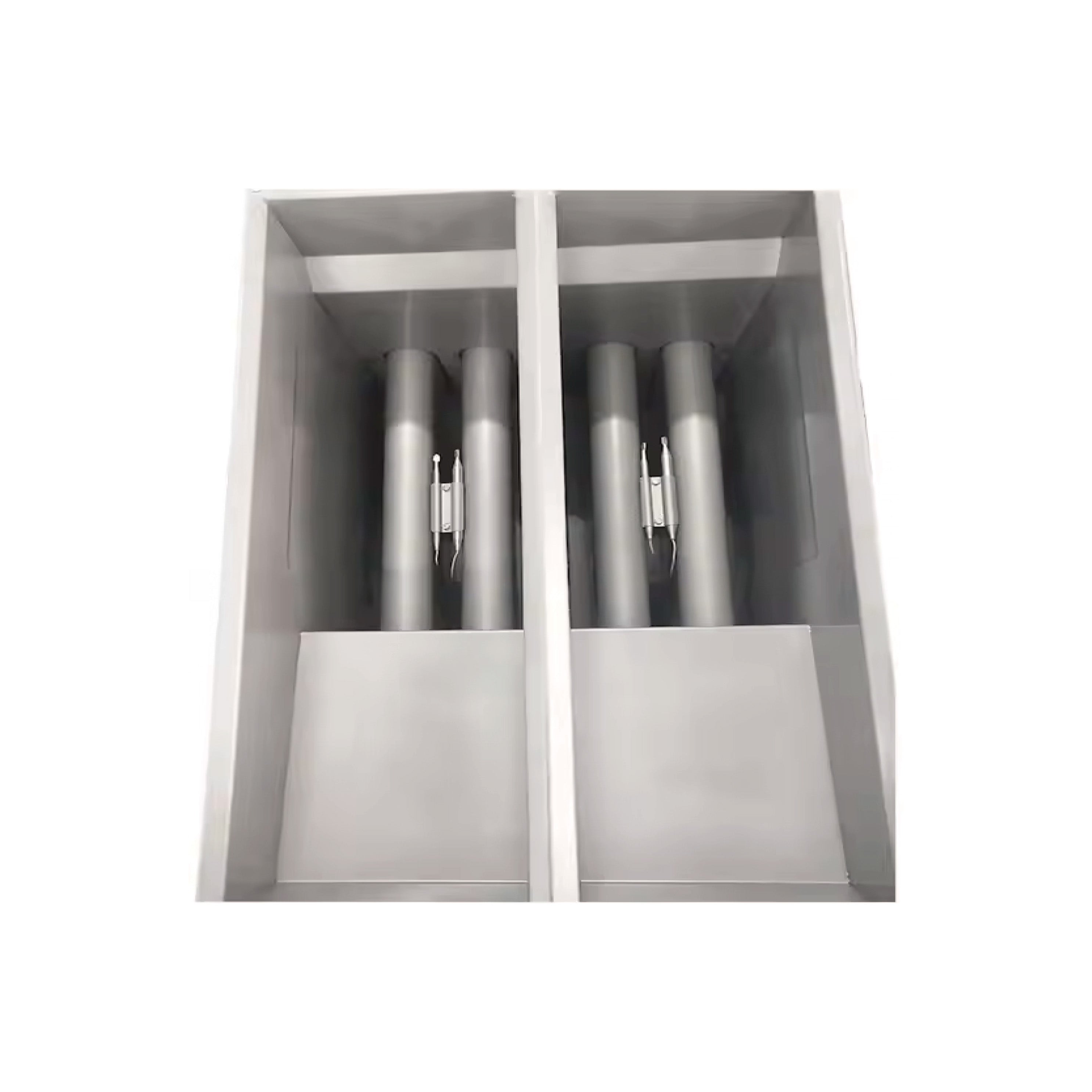 Turbo Range, Natural Gas Deep Fryer,120, 000 BTU, Split tank, 21 ¹/₃₂” x 29 ²⁹/₆₄”  x 46 ²⁷/₃₂”, 72-78lb Oil Capacity (TR-F4-SPTK) - Chefcoca