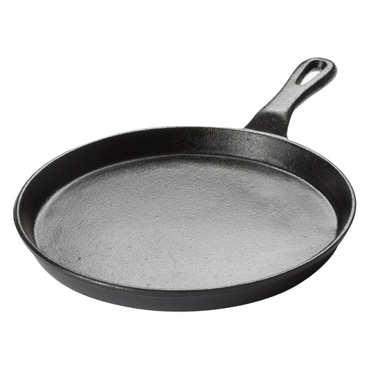 Cast Iron Grill Pan 10" Diameter - Chefcoca