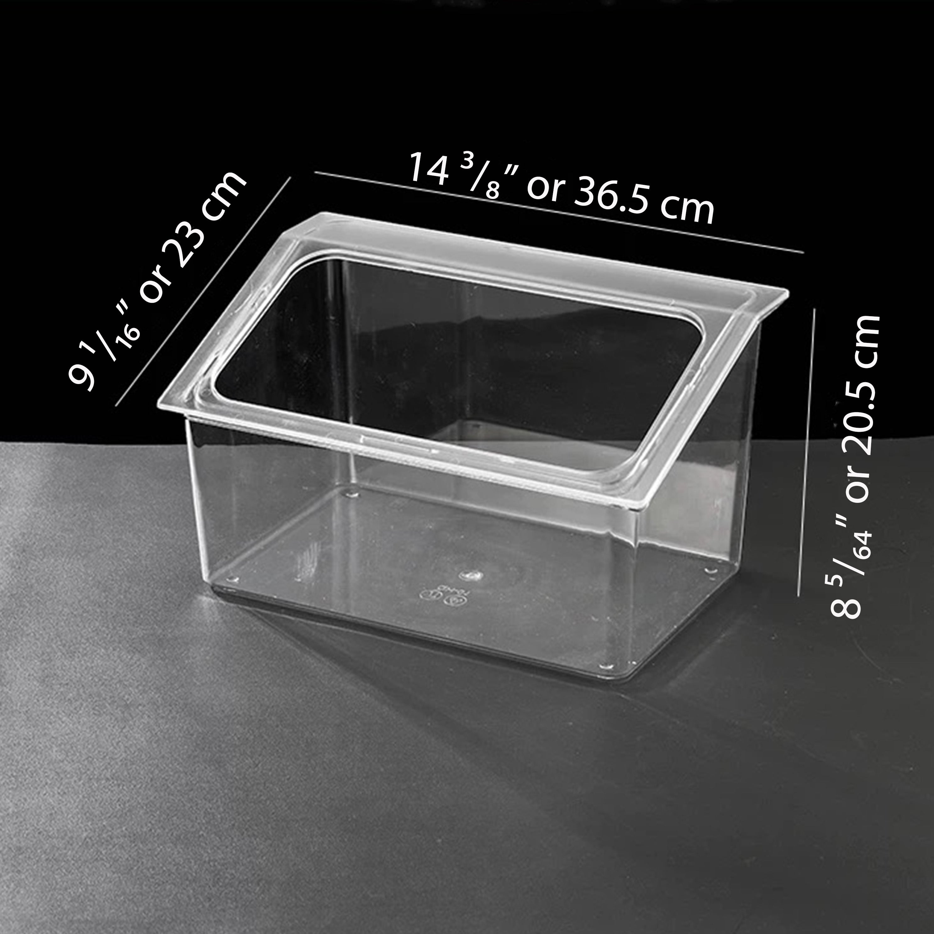 Chilled Condiment Server, rectangle steam pan holder, fit for 2 pcs 1/6 Size steam pans, holder only