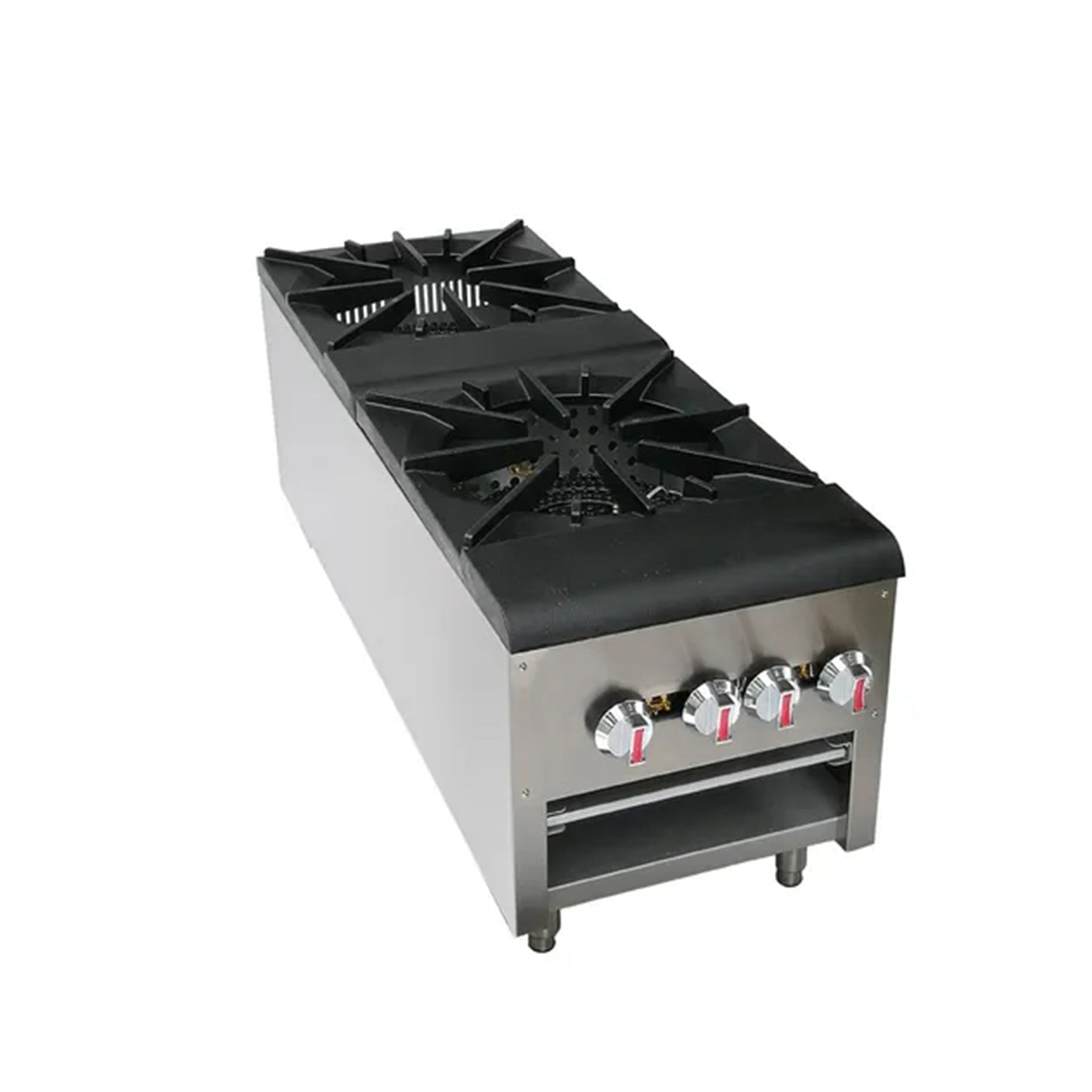 Turbo Range Double Grate Burner Gas Stock Pot Range