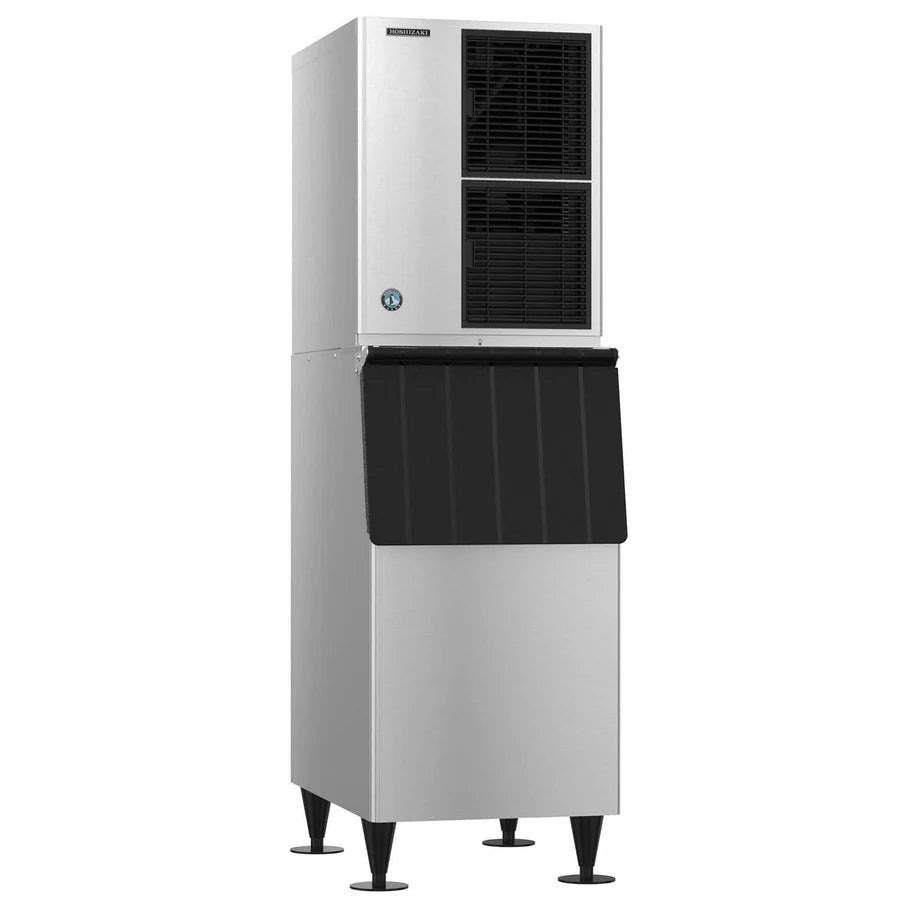 Hoshizaki KM-520MAJ Air Cooled Crescent Cuber Icemaker with B-500SF 500lb Ice Storage Bin - Chefcoca