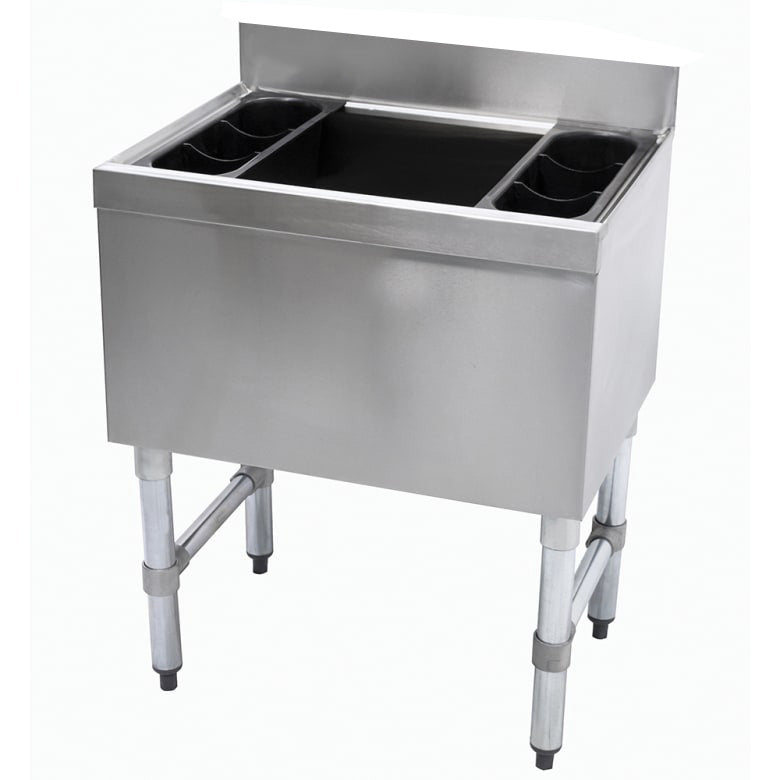 Metal 304, 30" x 18.5" x 30" Stainless Steel Ice Bin-(XIB183015) - Chefcoca