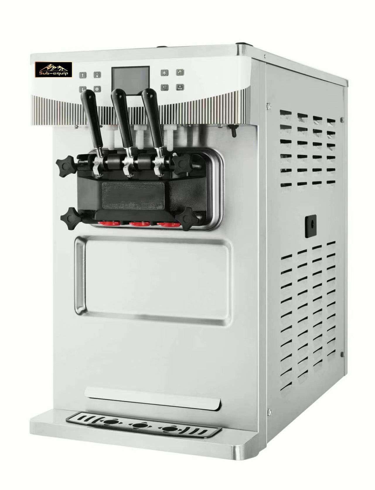 Sub-equip, 8235 Commercial Soft Serve Ice Cream Machine Gravity Feed, twin twist Flavor