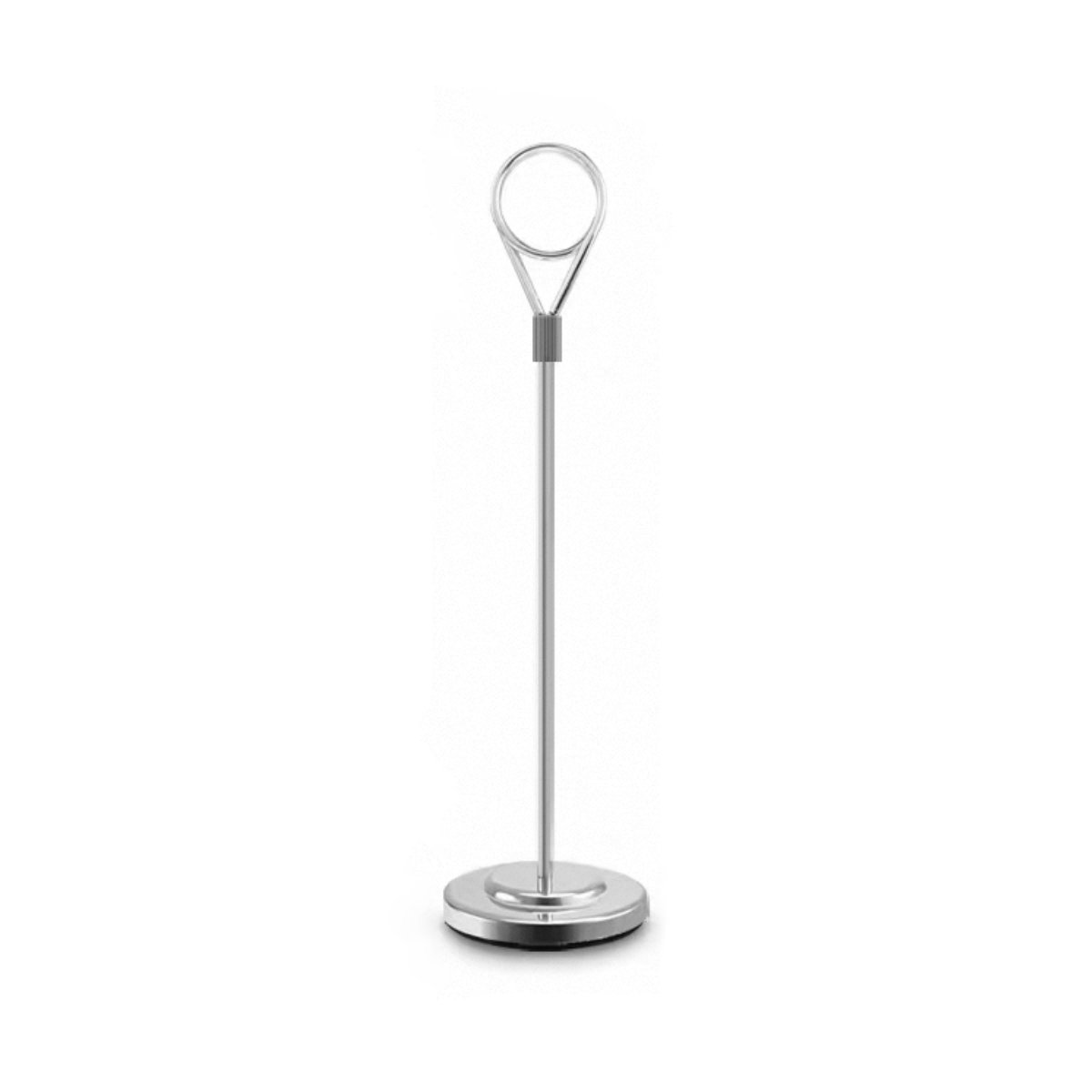 Chefco, Silver Stainless Steel Table Number Holder, 22cm High (TBH-22S)
