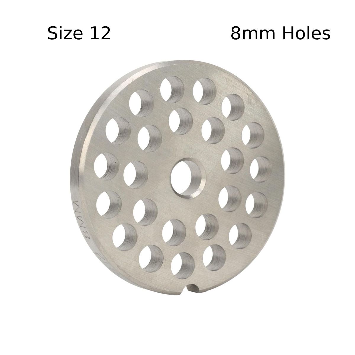#12 Meat Grinder Plate 8mm Holes (MG-128MM)