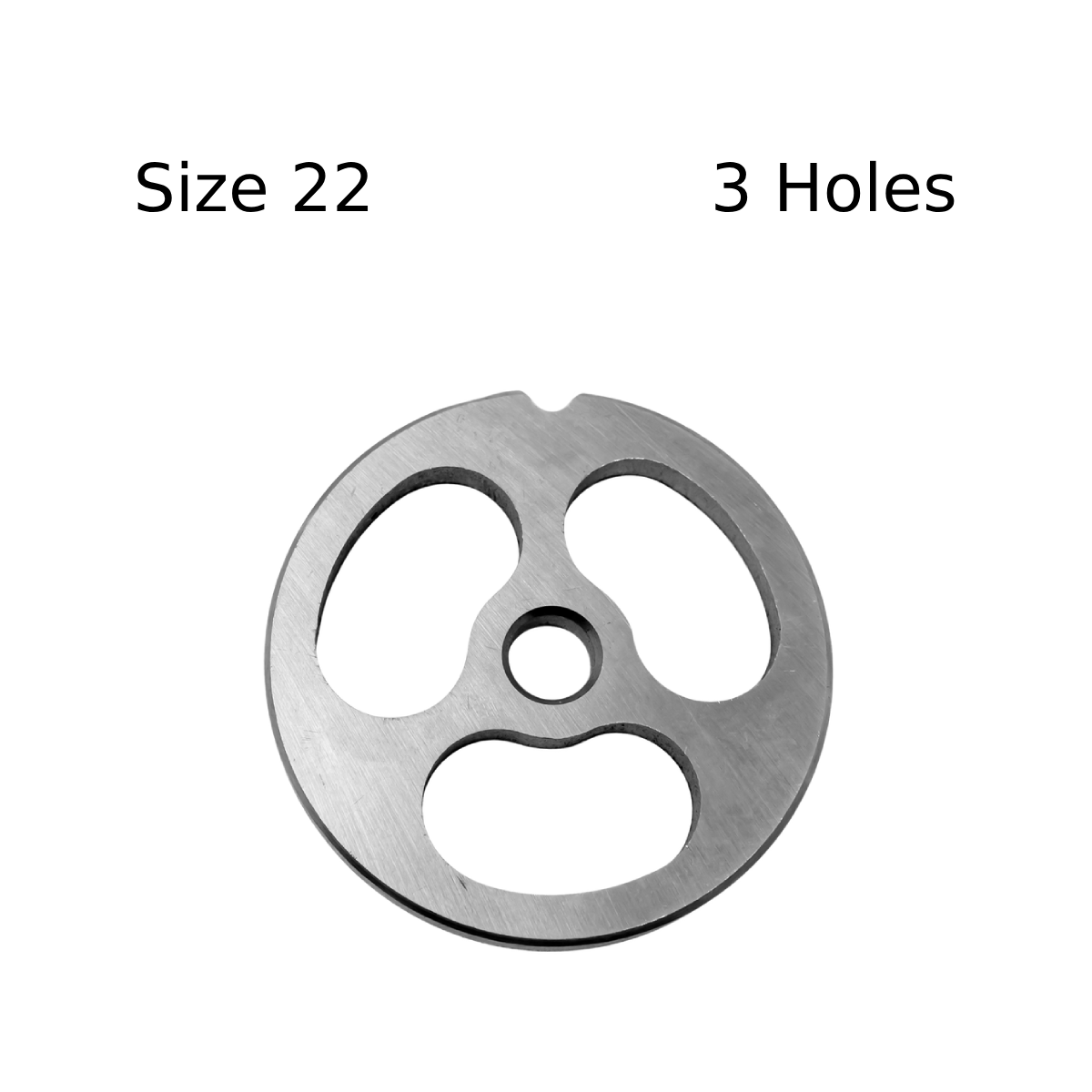 #22 Meat Grinder Plate 3 Holes Stuffing Plate (MG-2203)