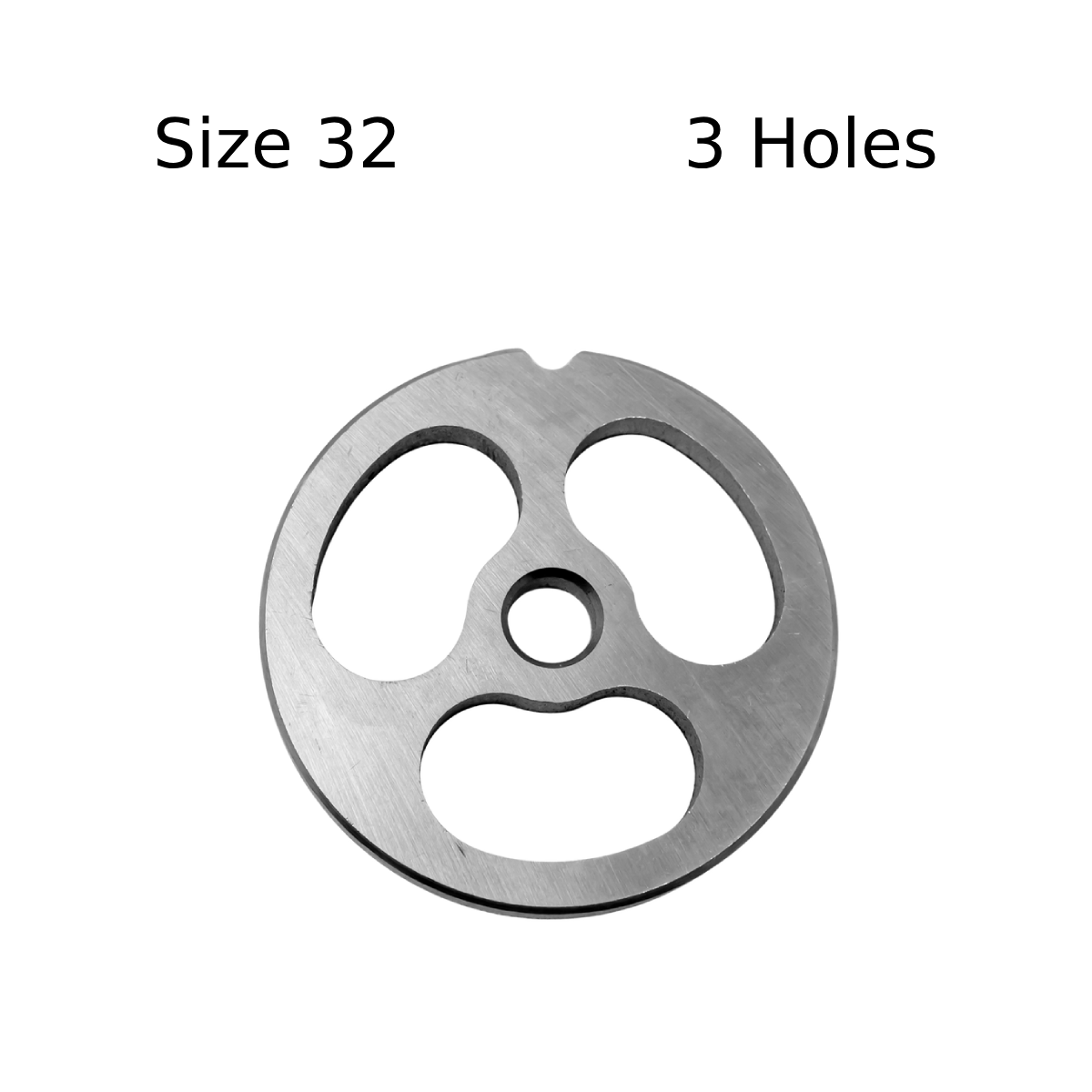 #32 Meat Grinder Plate 3 Holes Stuffing Plate (MG-3203)
