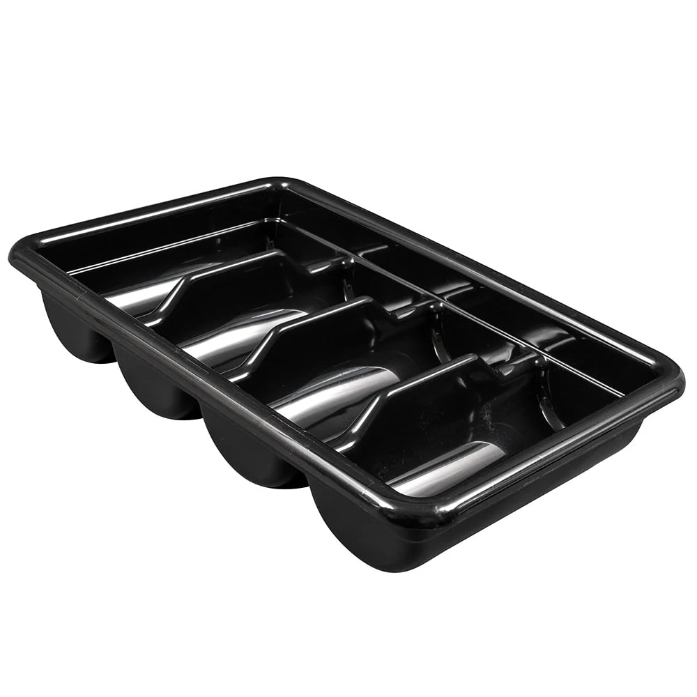 Jiwins 4-Compartment Cutlery Bin-black