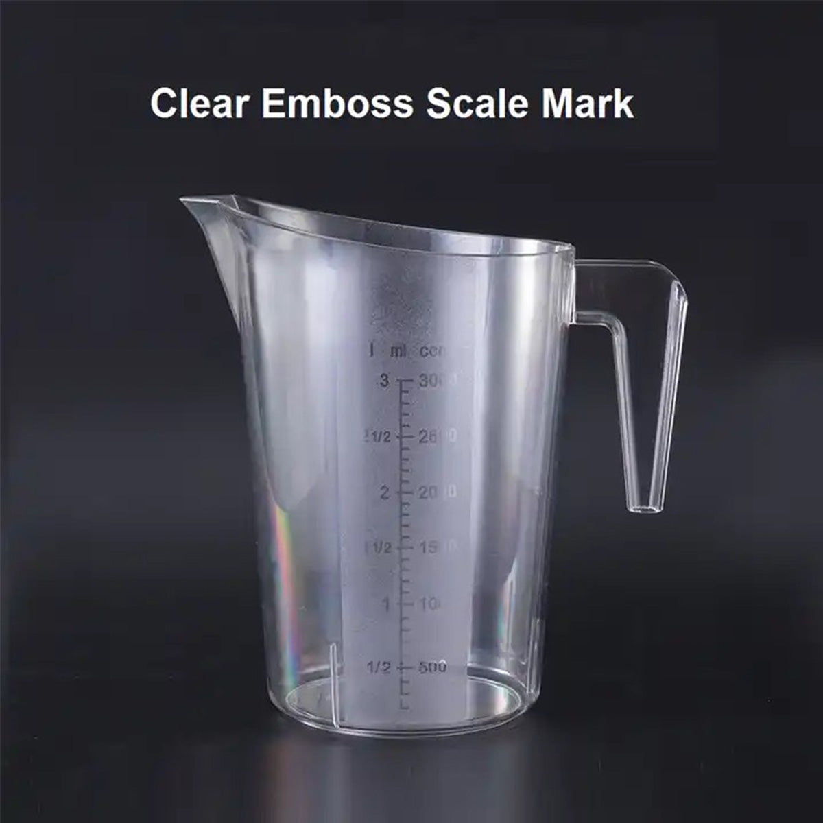 Transparent Measuring Cup (0.5-5L) - Chefcoca