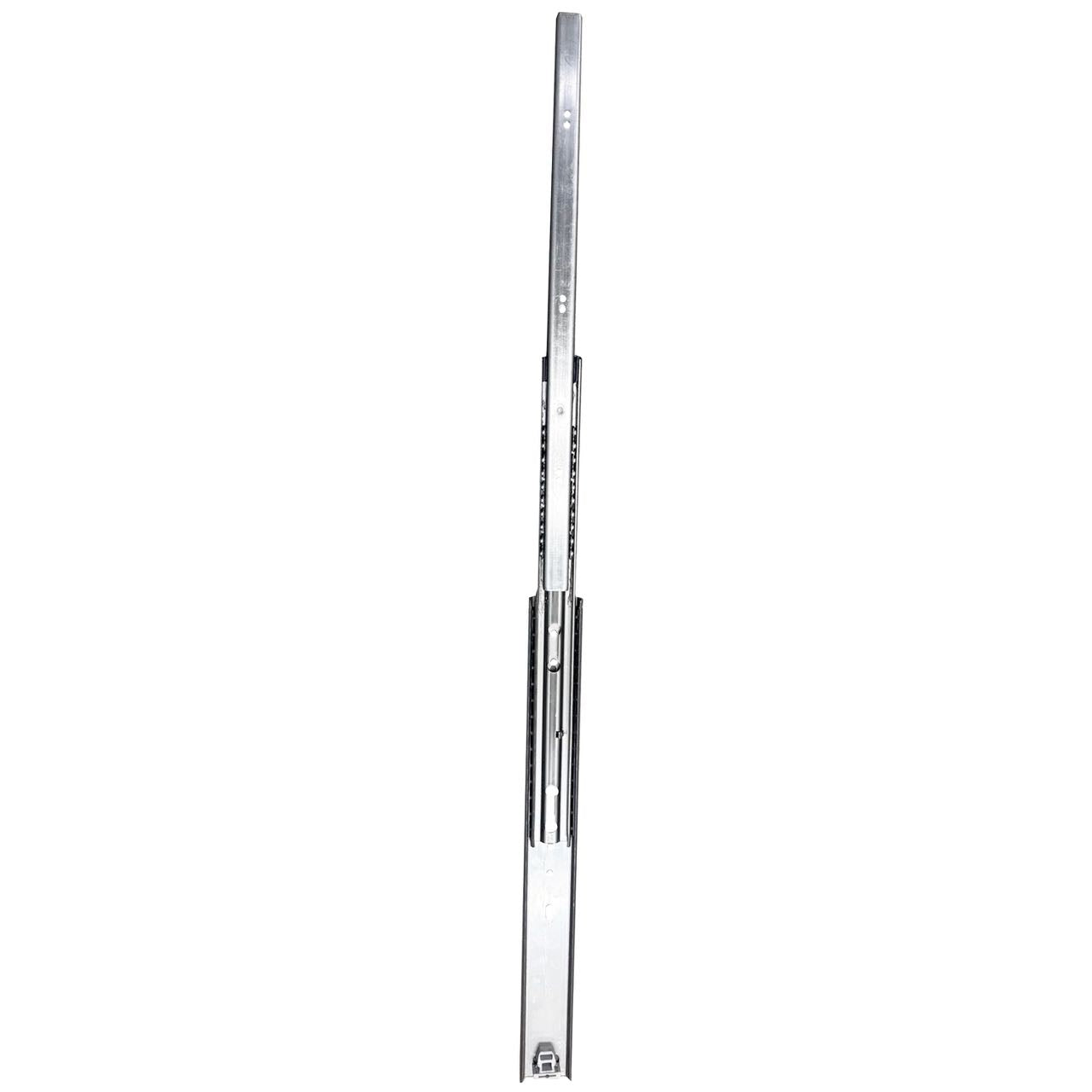 Heavy Duty, 1 Pair of Extra-Heavy Industrial Rails, 3 Times Full Extension Rails, Ball Bearing Slide Rails, Telescopic Rails, 2" Wide, Side Mounting, (Size : 38cm or 15"inch)