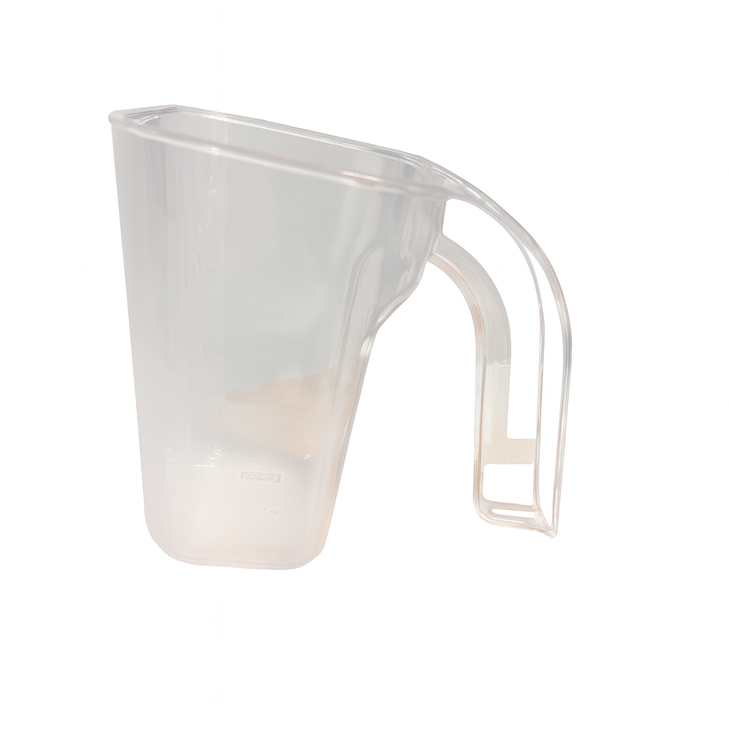 CHEFCO,P-046,Big Clear White Scoop, 20oz