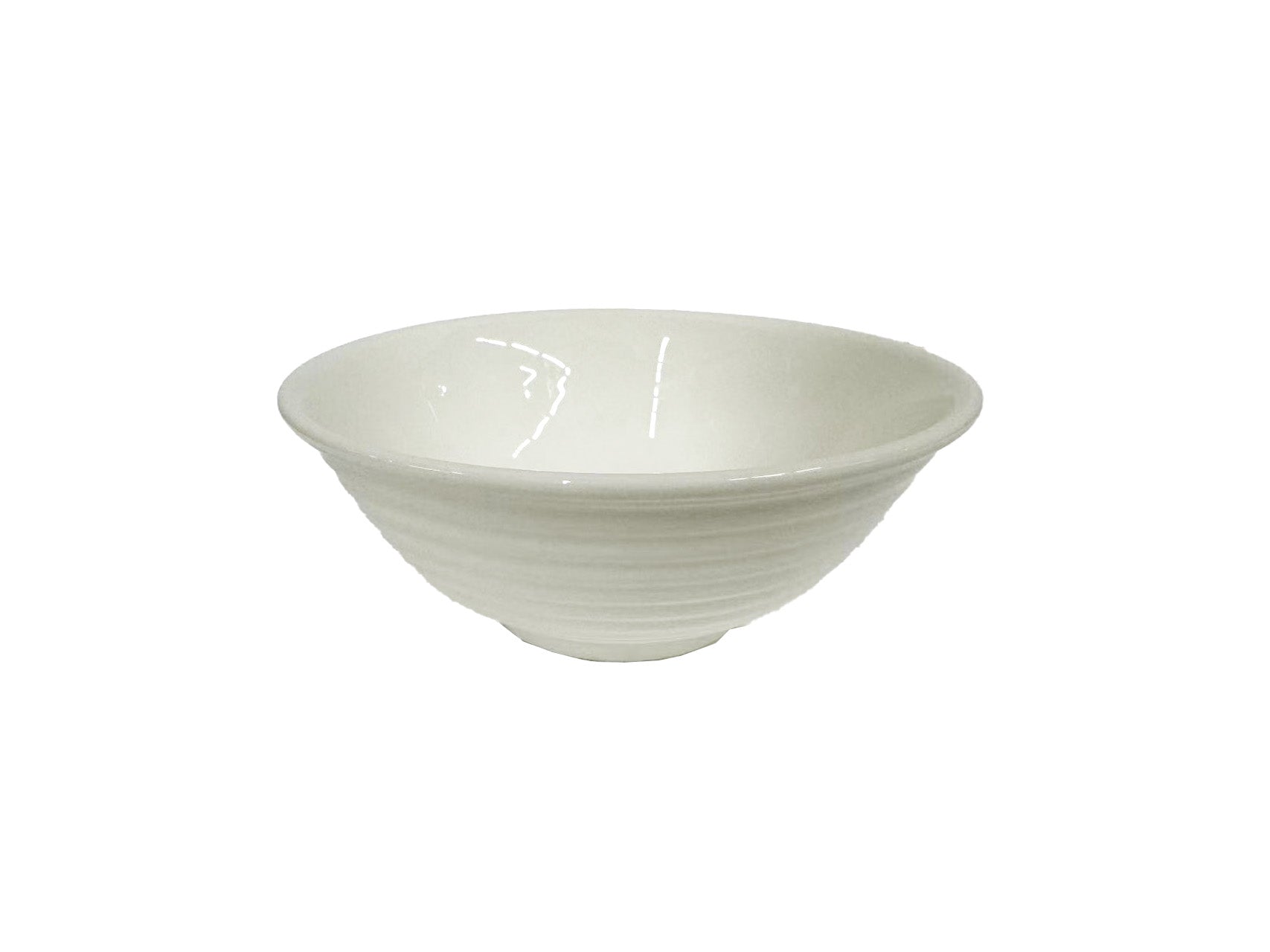 Chefco, 7.5" Porcelain Round Ramen Bowl - Ceramic, White(PT00133)