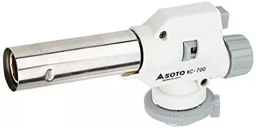 Shinfuji Burner SOTO Broiled Master CB KC-700 (Cylinder Sold Separately), White